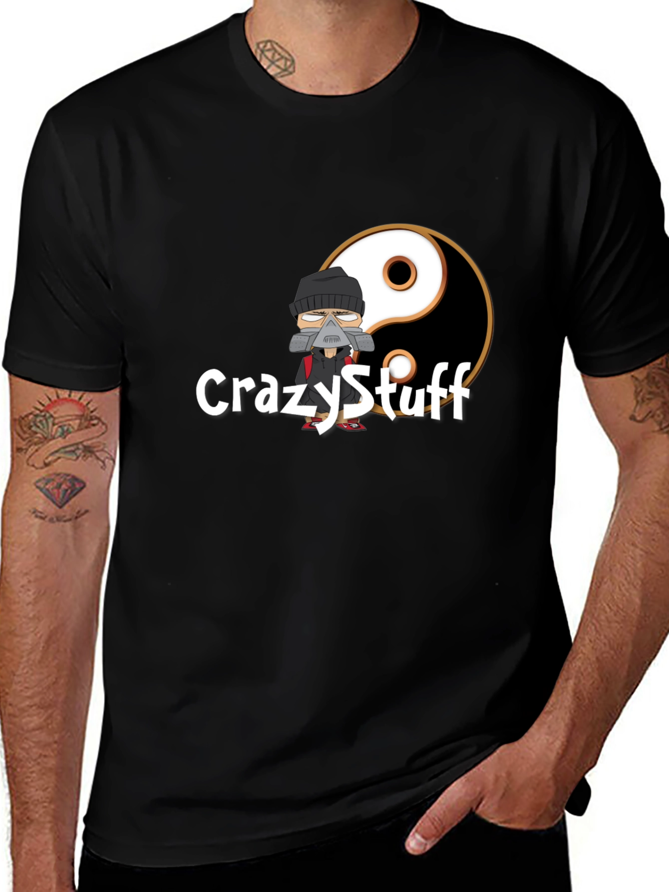 Variant 16 of Crazy Stuff Graphic T-Shirt - Unique Design