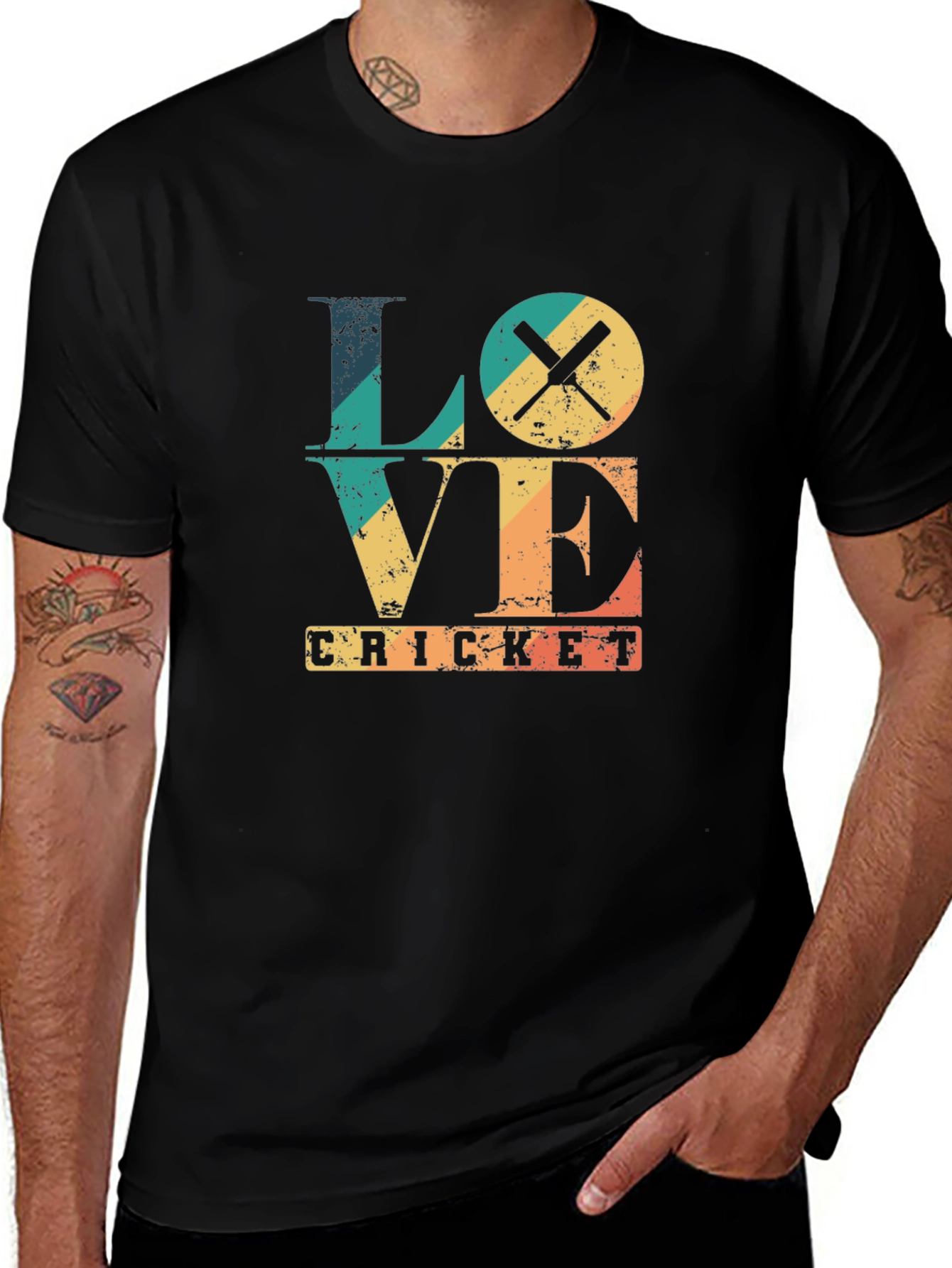 Variant 17 of Love Cricket Graphic T-Shirt - Sport Fan Apparel