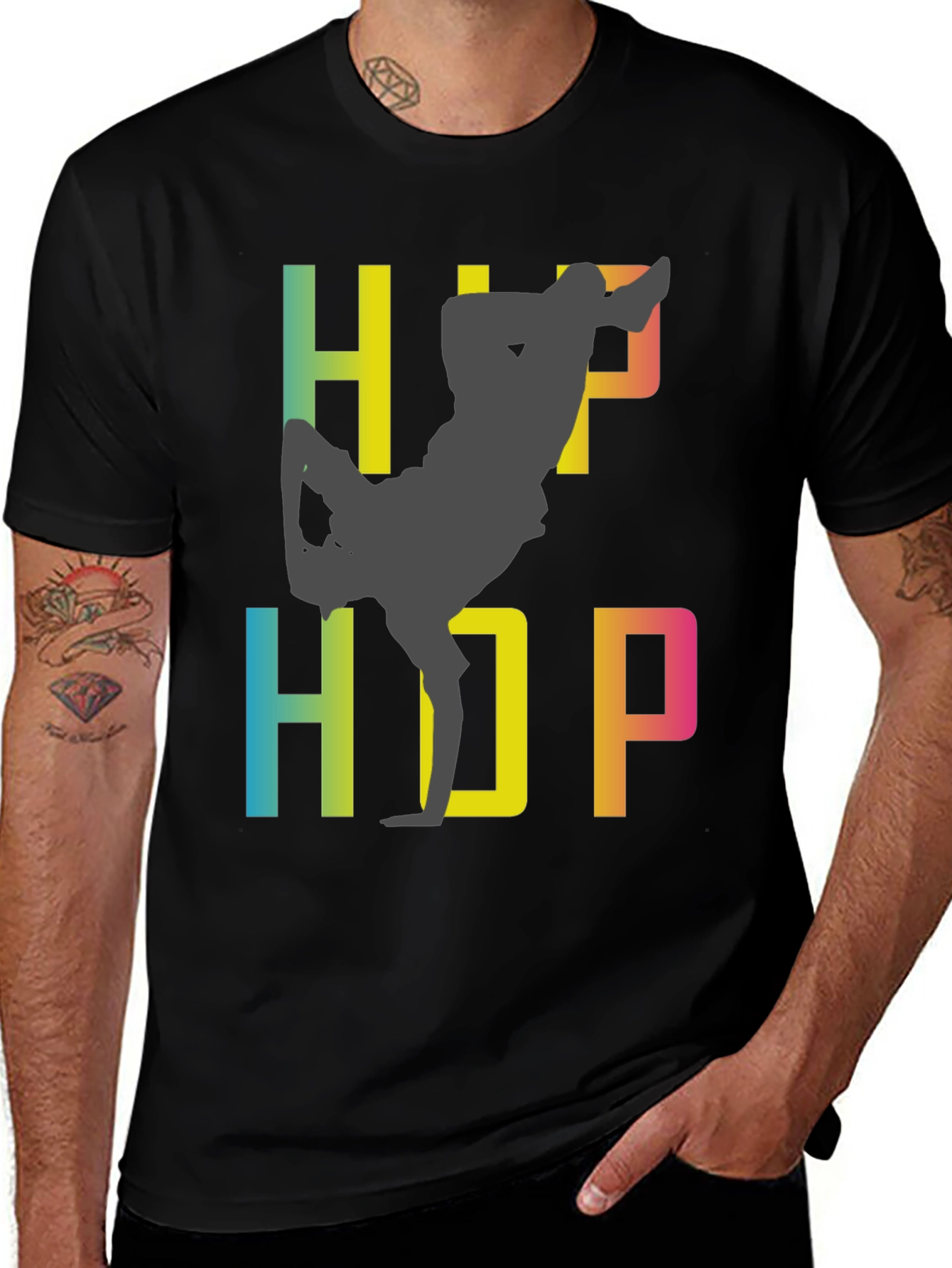 Variant 30 of Hip Hop Dance Silhouette Tee