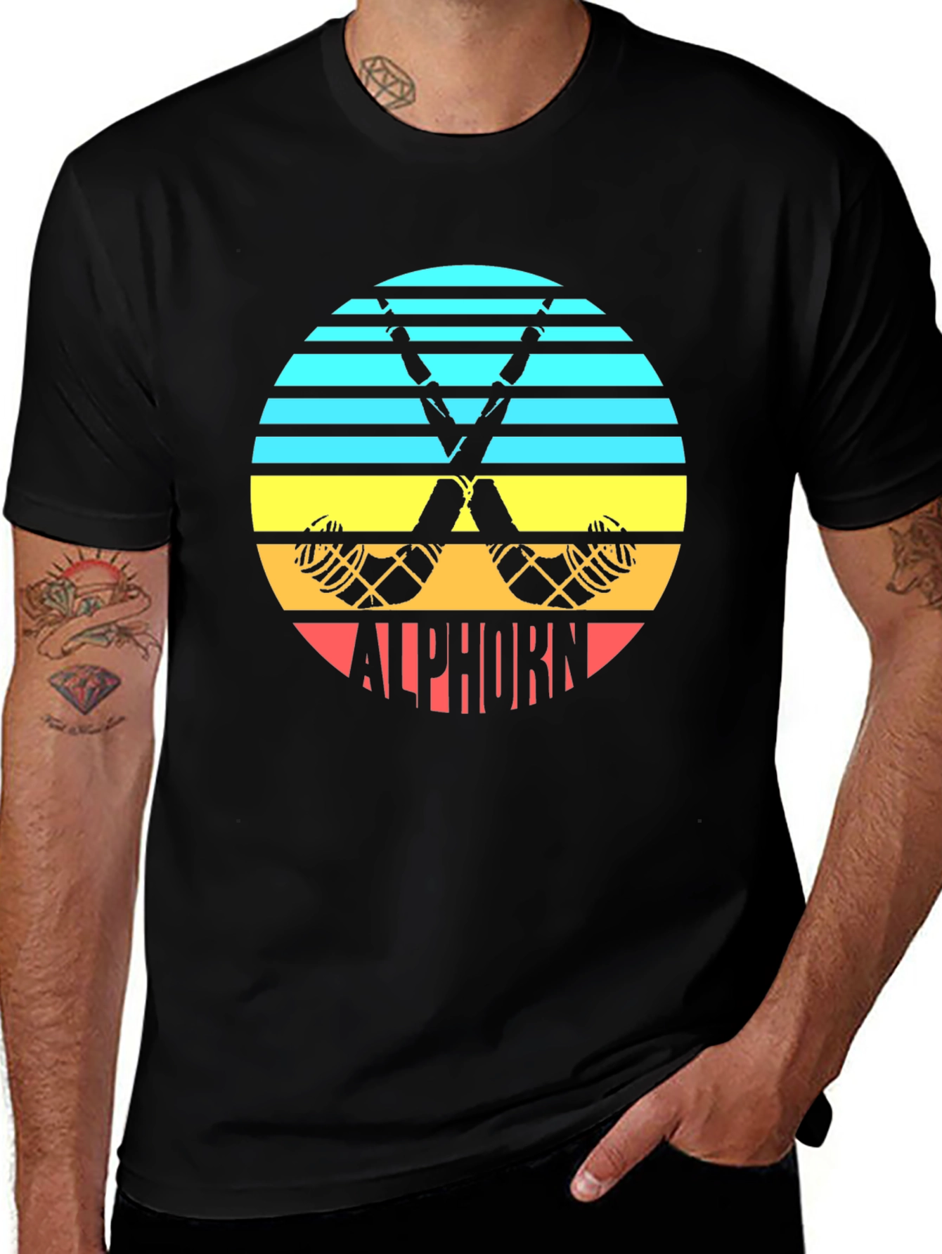 Retro Alphorn Tee