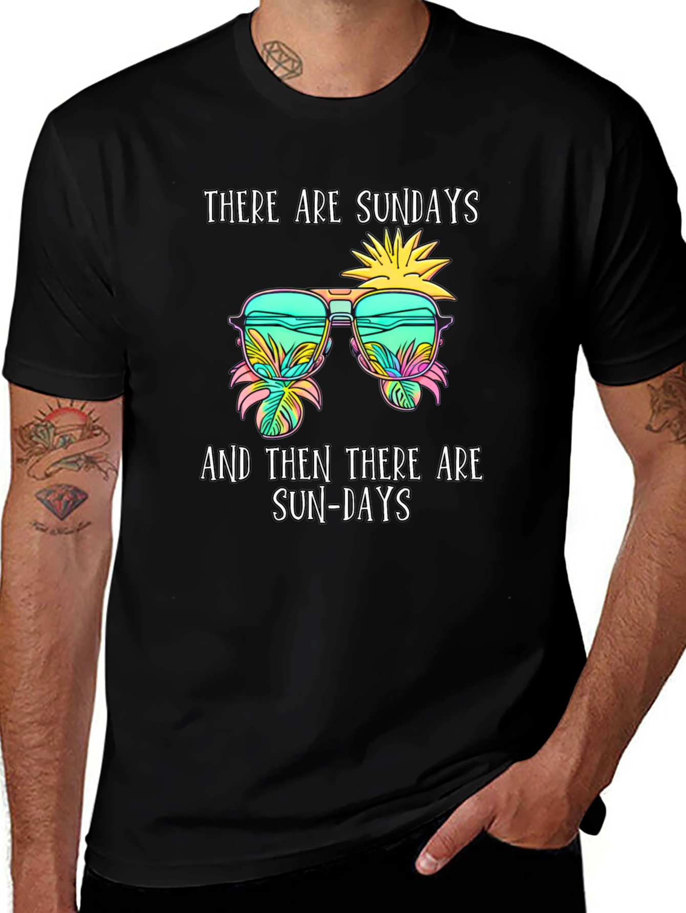 Variant 30 of Relaxed Fit "Sun-Days" Graphic Tee
