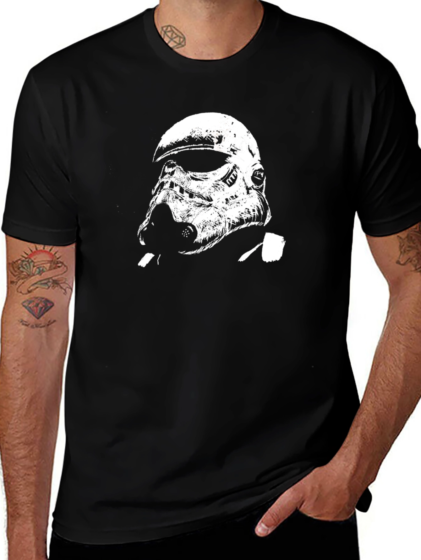 Stormtrooper Graphic Tee - Black