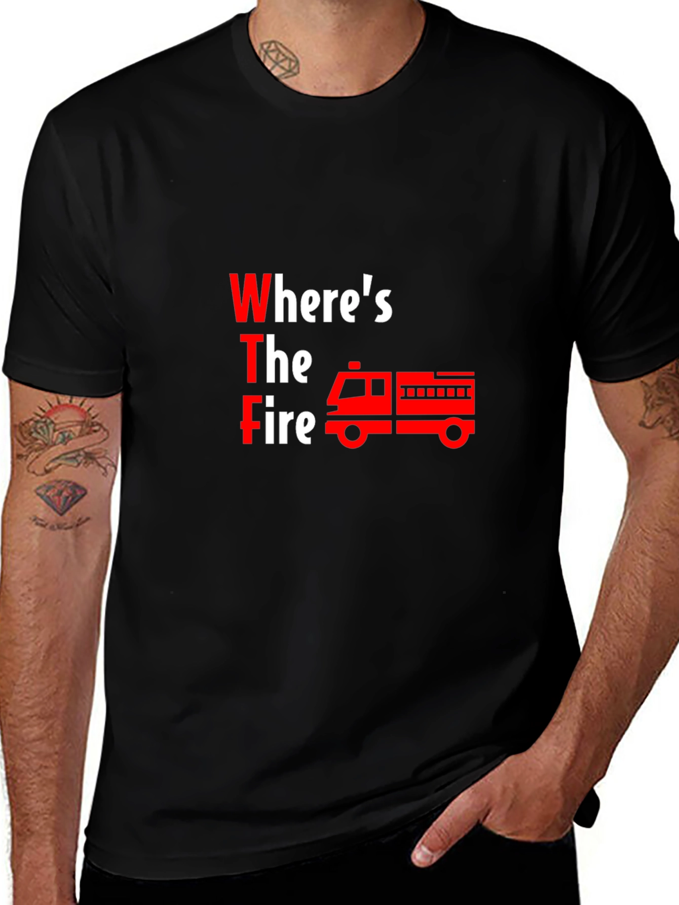 Variant 9 of Where's The Fire? Graphic T-Shirt
