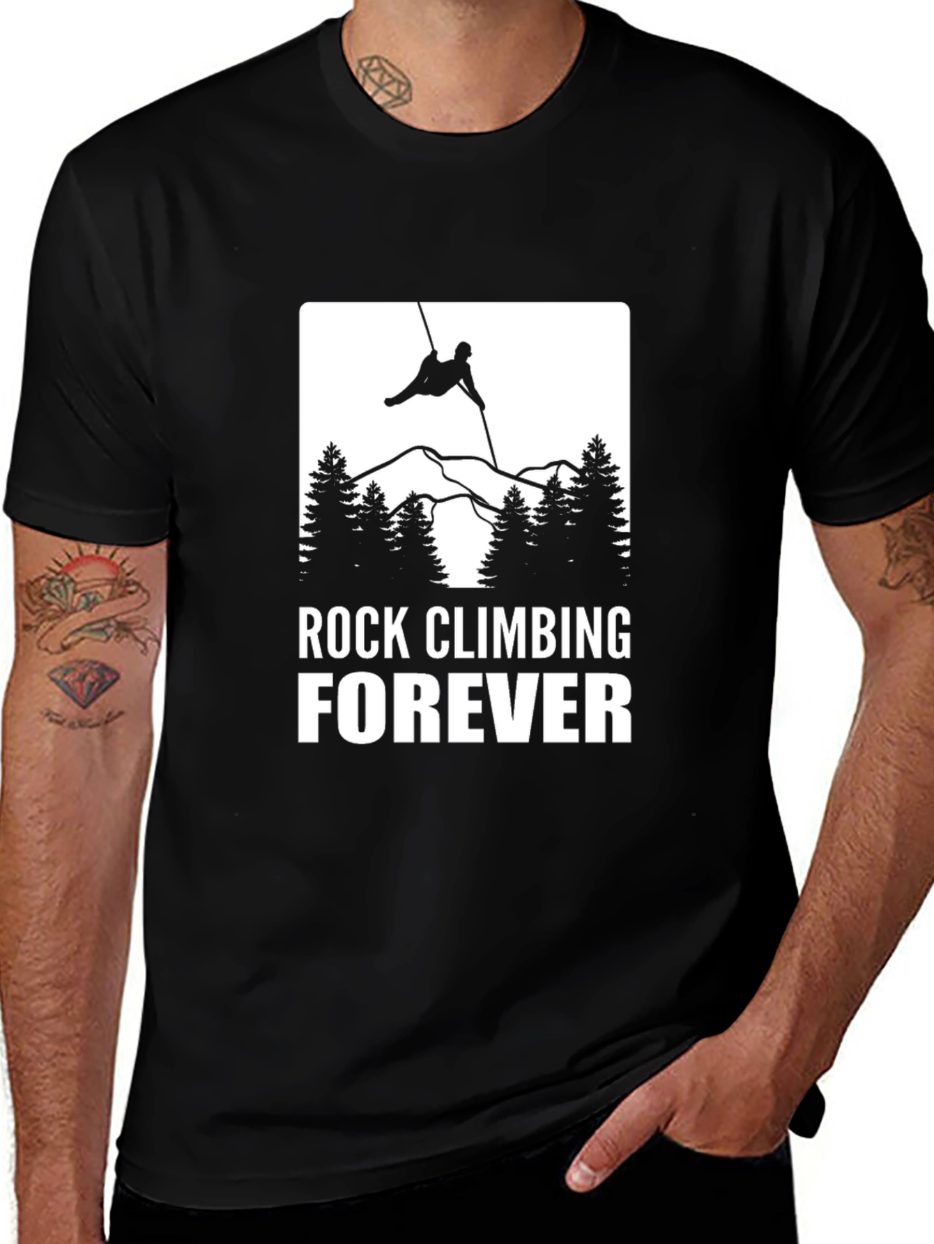 Variant 7 of Rock Climbing Forever T-Shirt