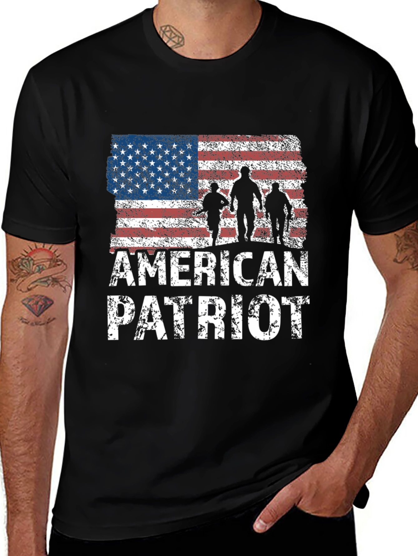 Variant 18 of American Patriot Graphic T-Shirt