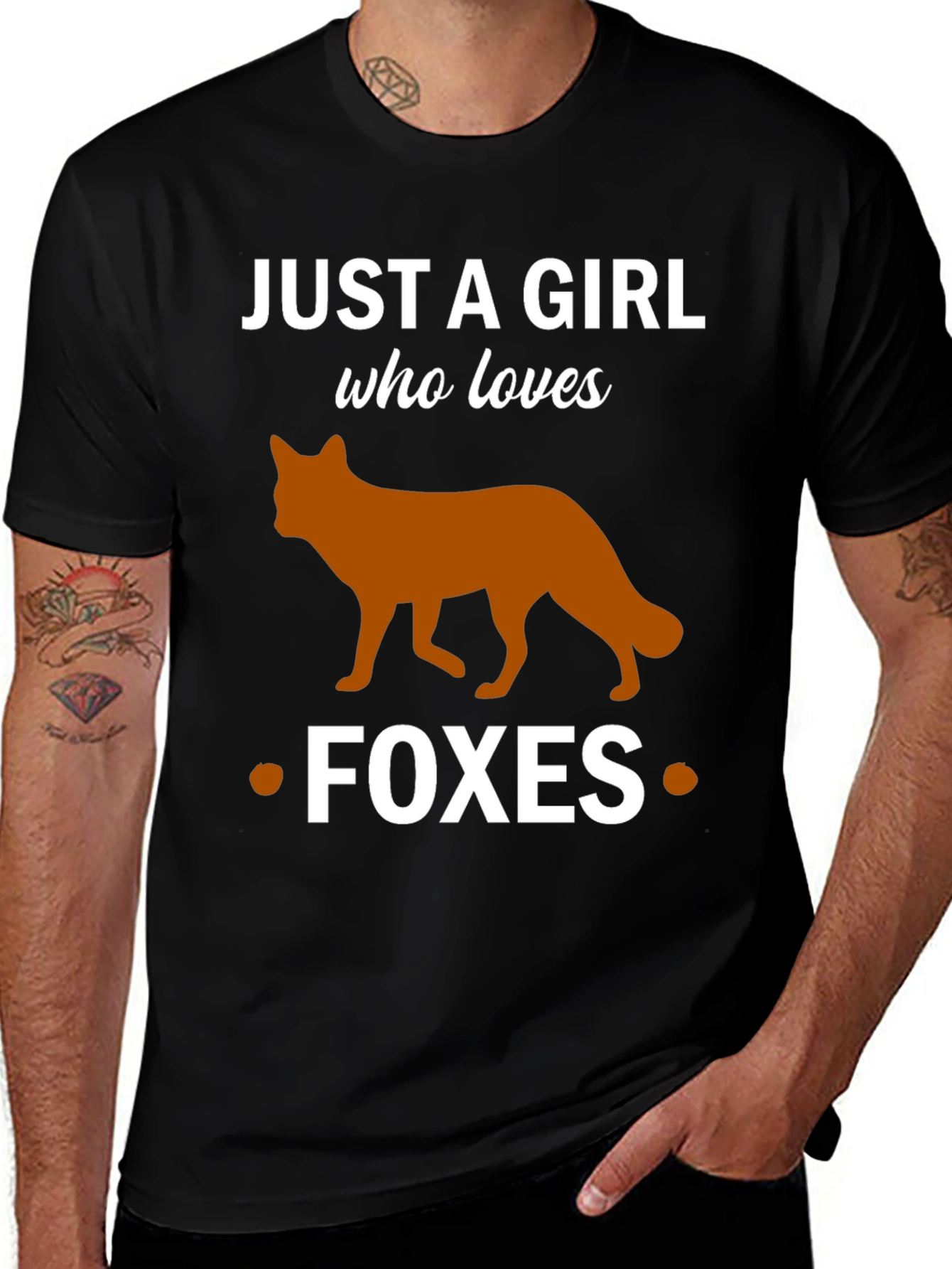Variant 6 of Just a Girl Who Loves Foxes T-Shirt