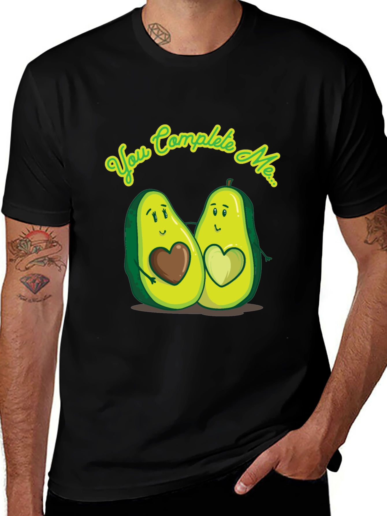 Variant 18 of Avocado You Complete Me Graphic Tee