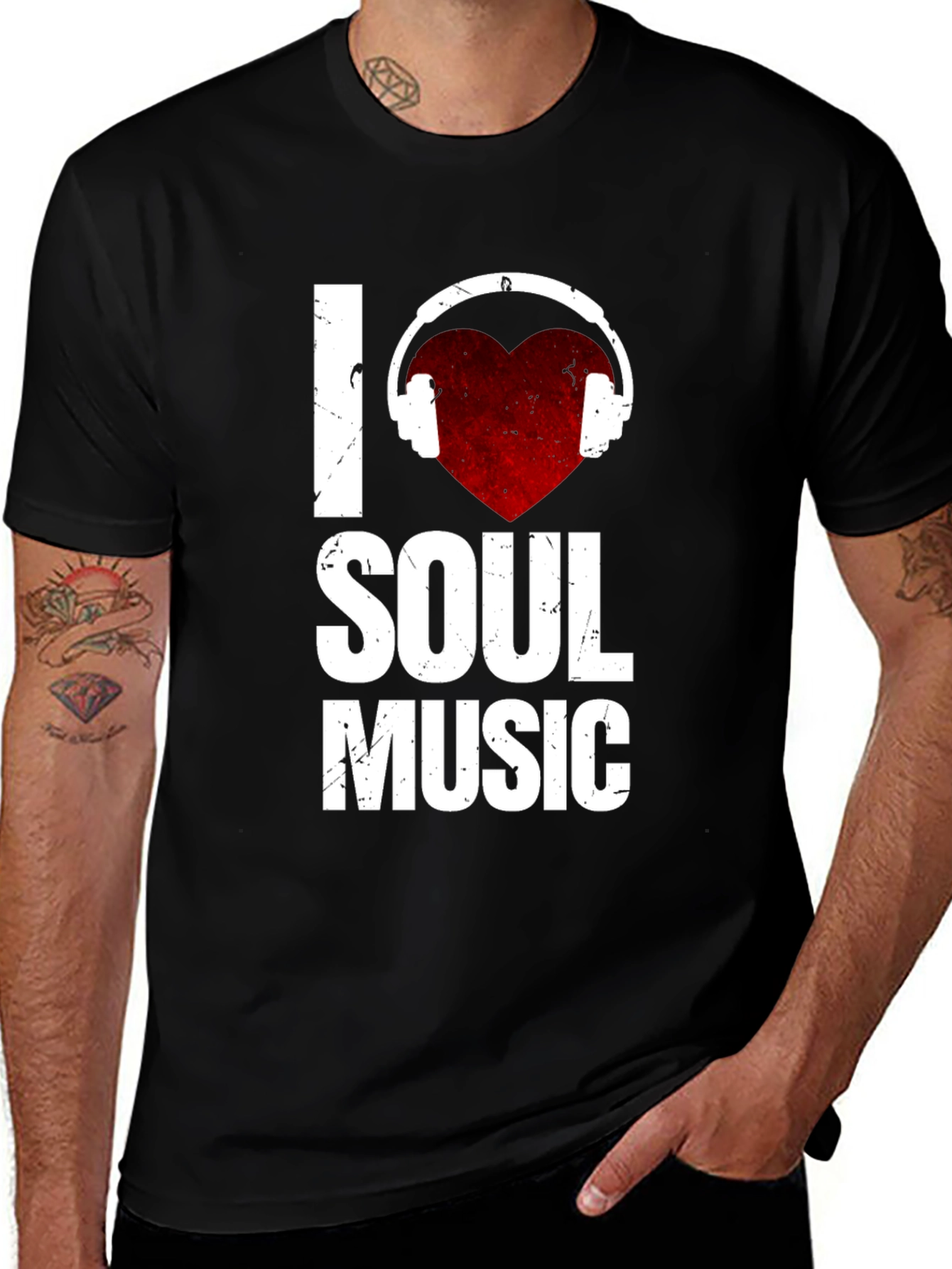 Variant 14 of I Love Soul Music Graphic T-Shirt