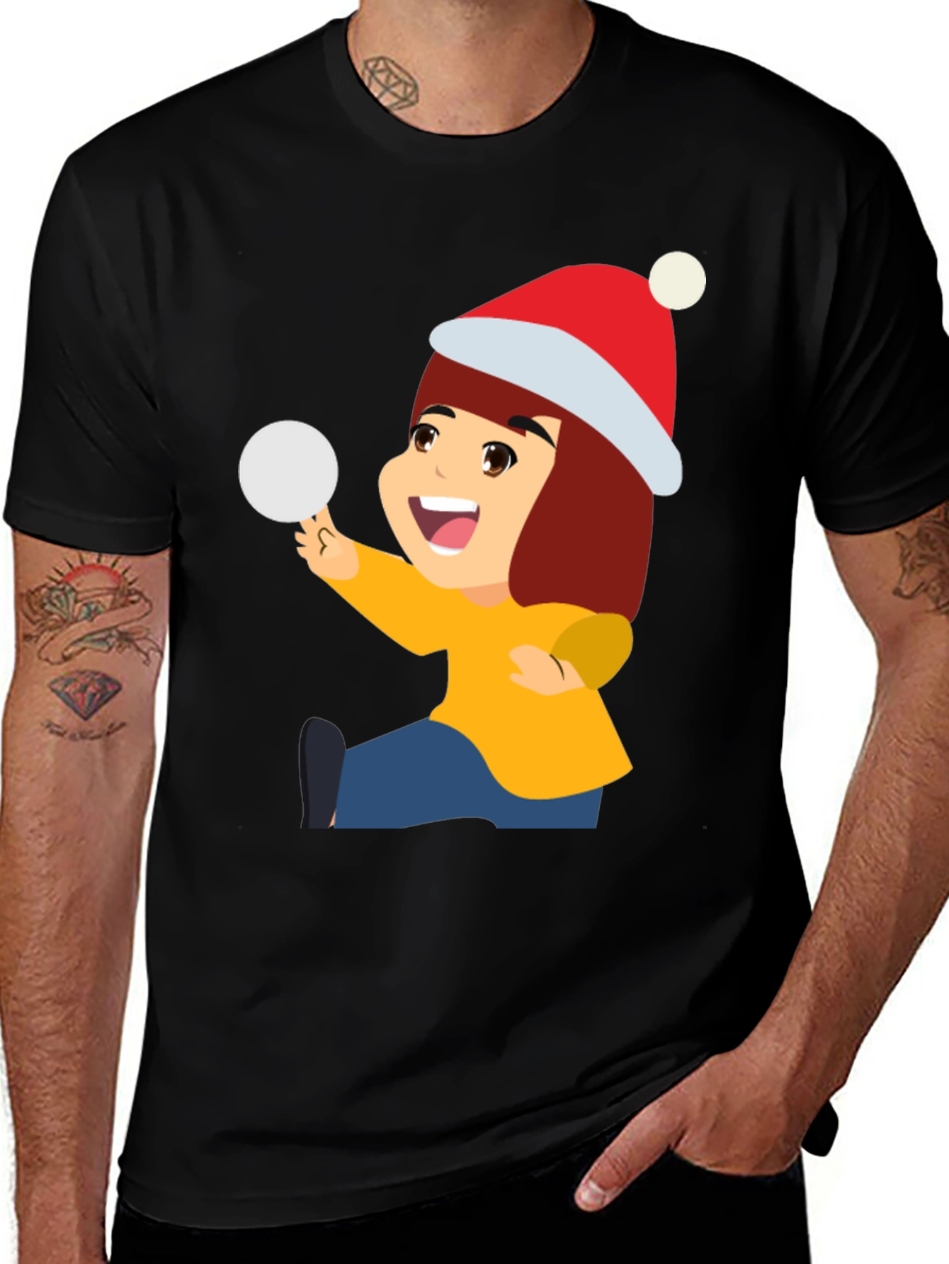 Variant 13 of Festive Graphic Tee - Holiday Fun
