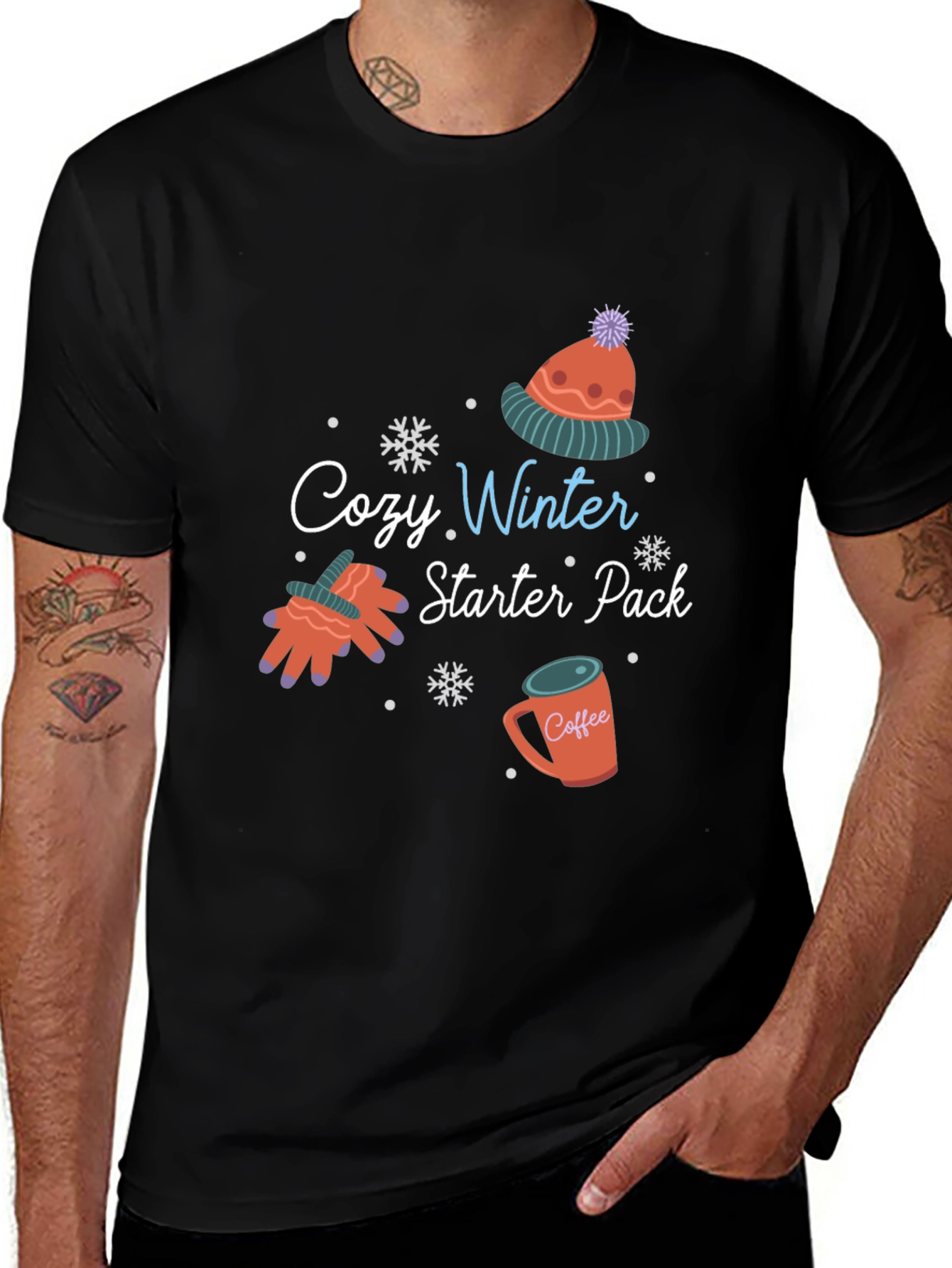 Variant 10 of Cozy Winter Starter Pack Graphic Tee