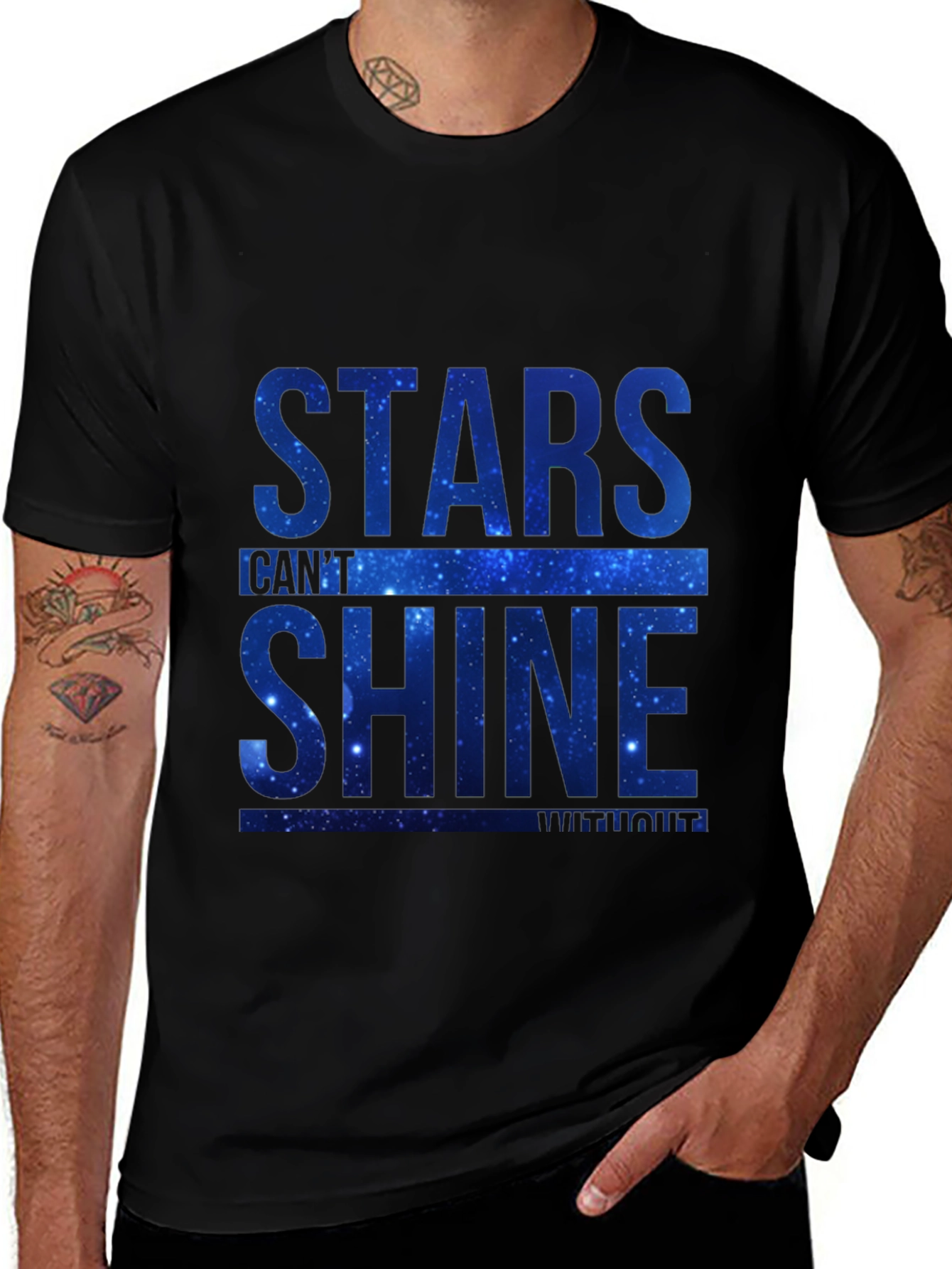 Variant 11 of Stars Can't Shine Graphic T-Shirt