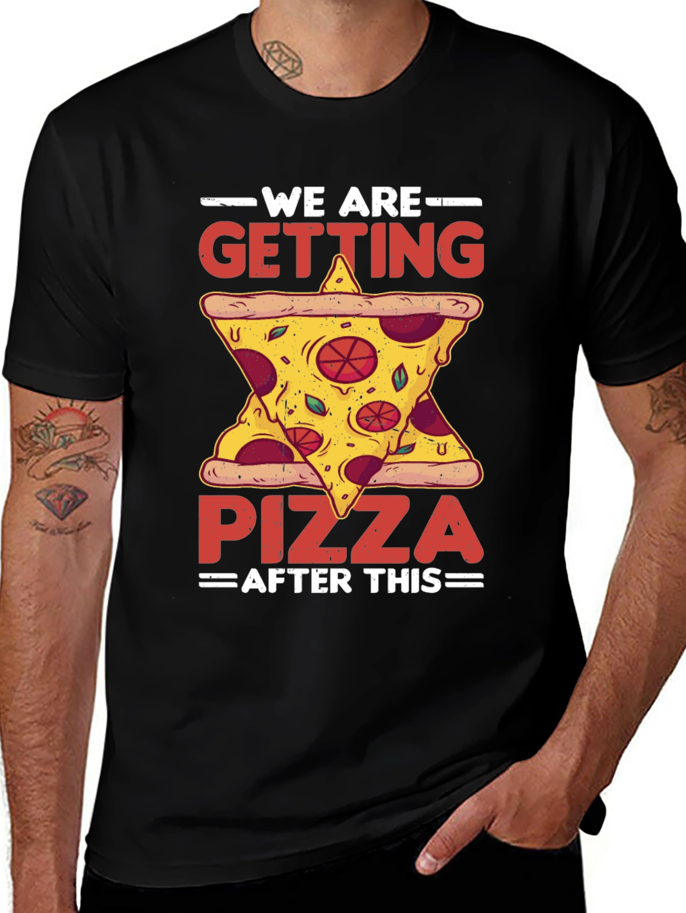 Variant 28 of Pizza After This Graphic Tee - Funny Foodie T-Shirt