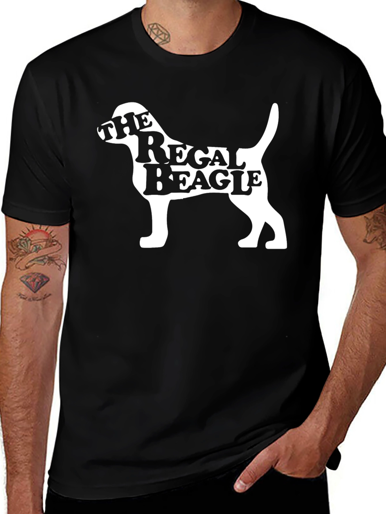 Variant 5 of The Regal Beagle T-Shirt - Dog Breed Tee