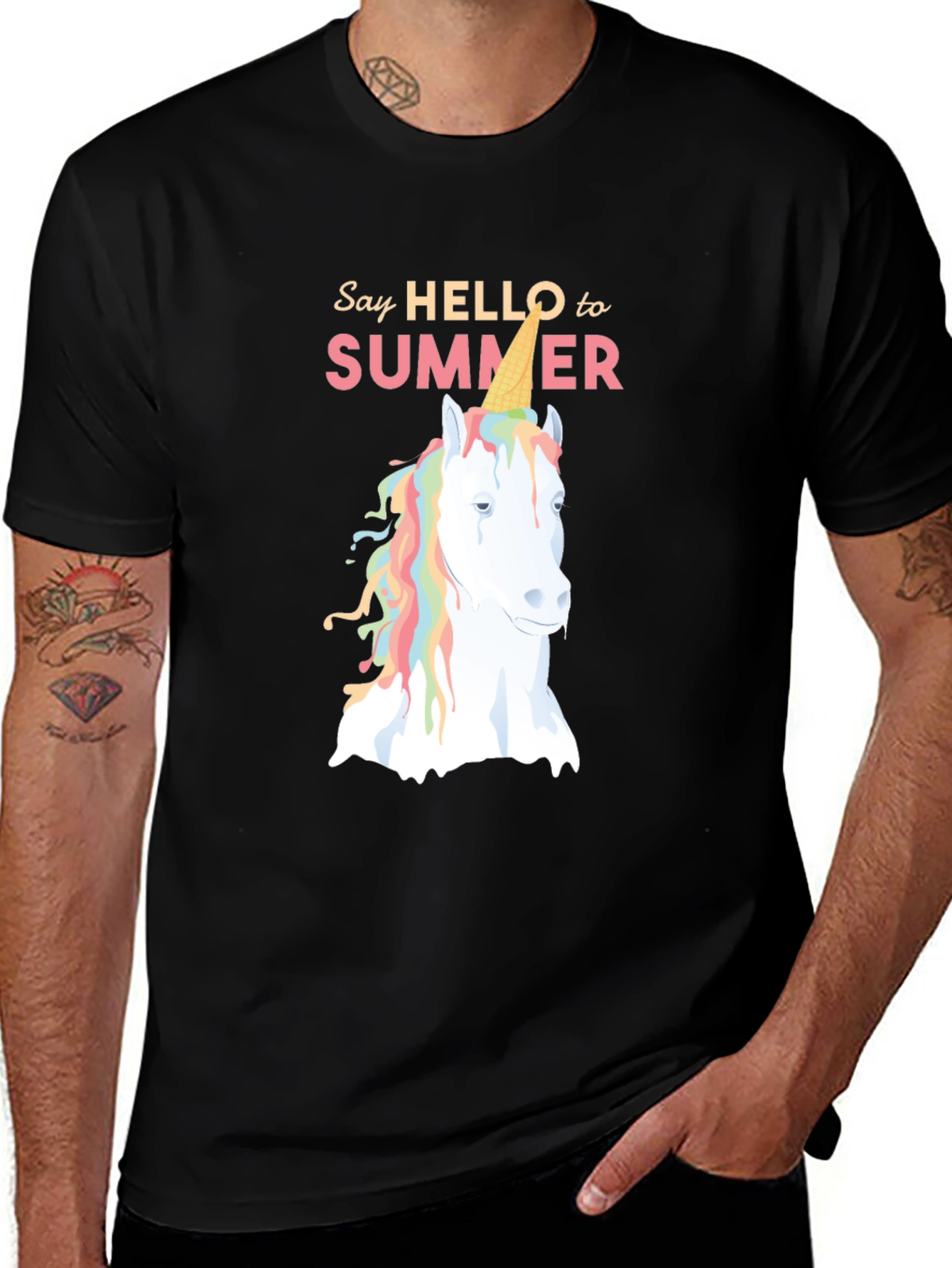 Variant 15 of Unicorn Ice Cream Summer T-Shirt