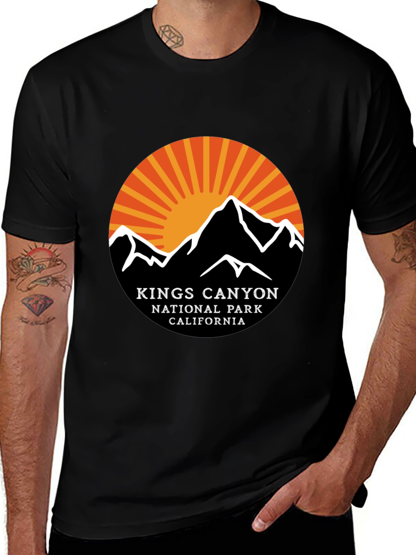 Kings Canyon National Park Graphic Tee - Black