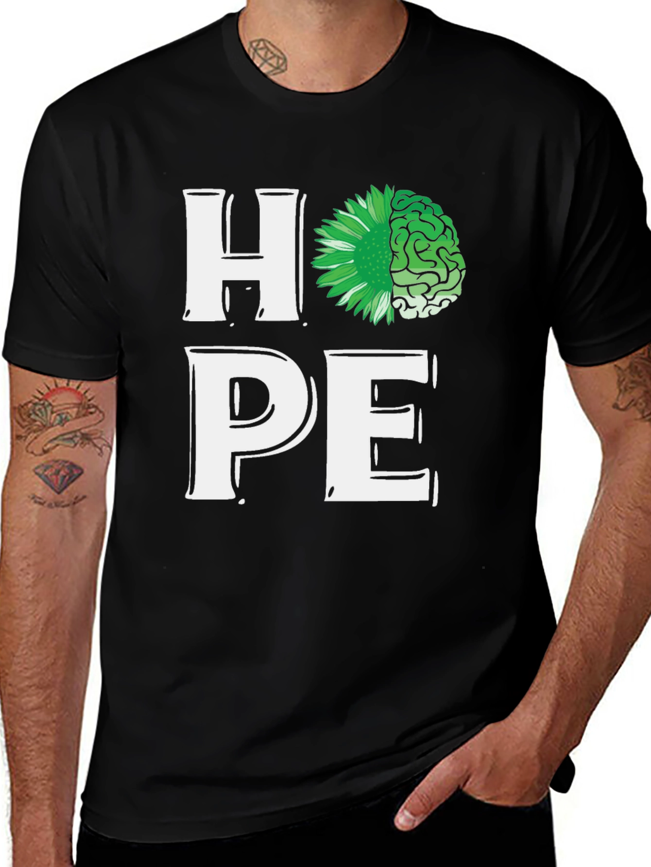 Variant 28 of HOPE Graphic Tee - Mental Health Awareness T-Shirt