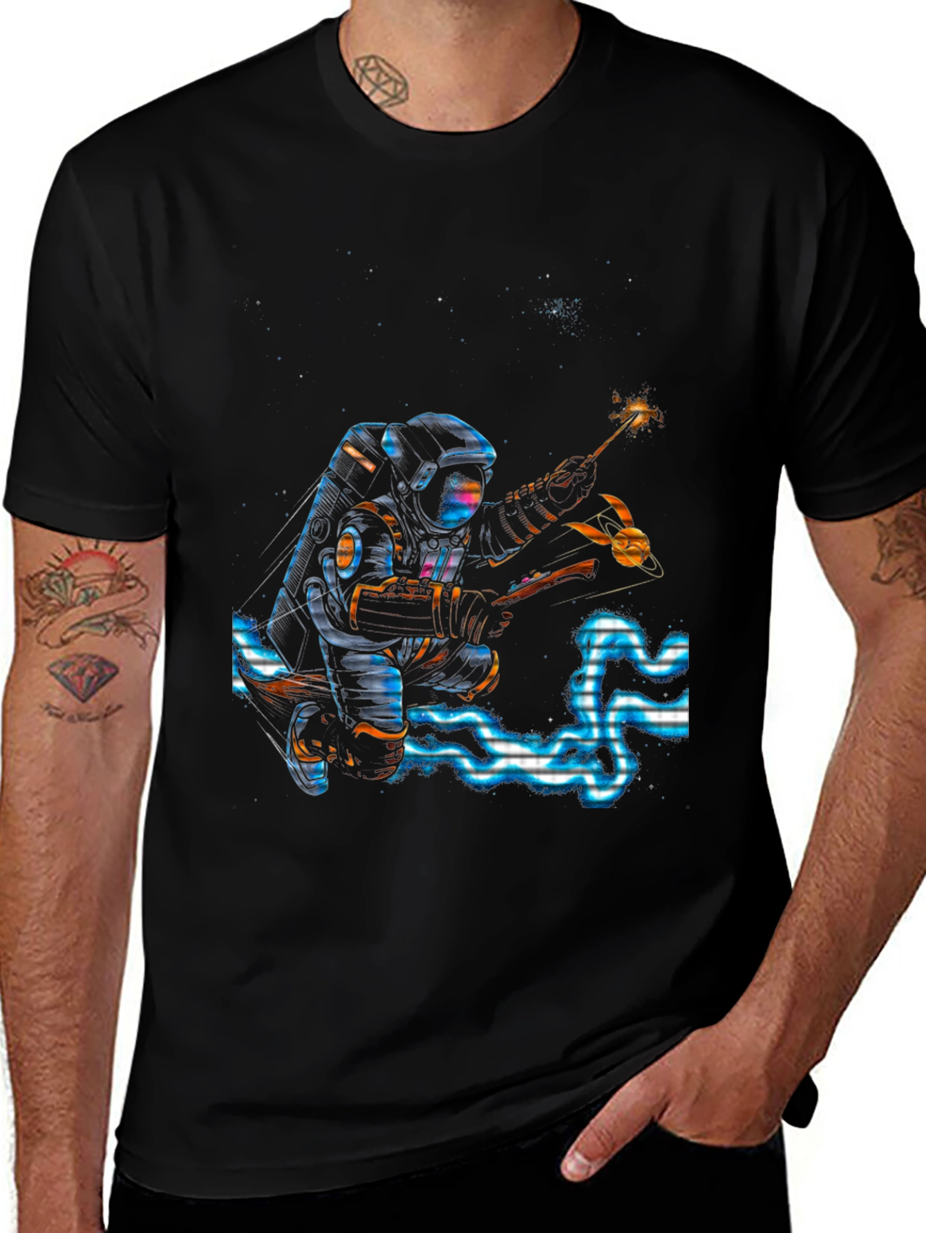 Variant 29 of Astronaut Sparkler Graphic T-Shirt