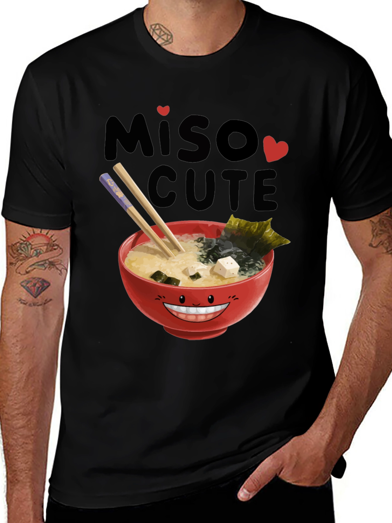 Variant 13 of Miso Cute T-Shirt - Funny Foodie Graphic Tee