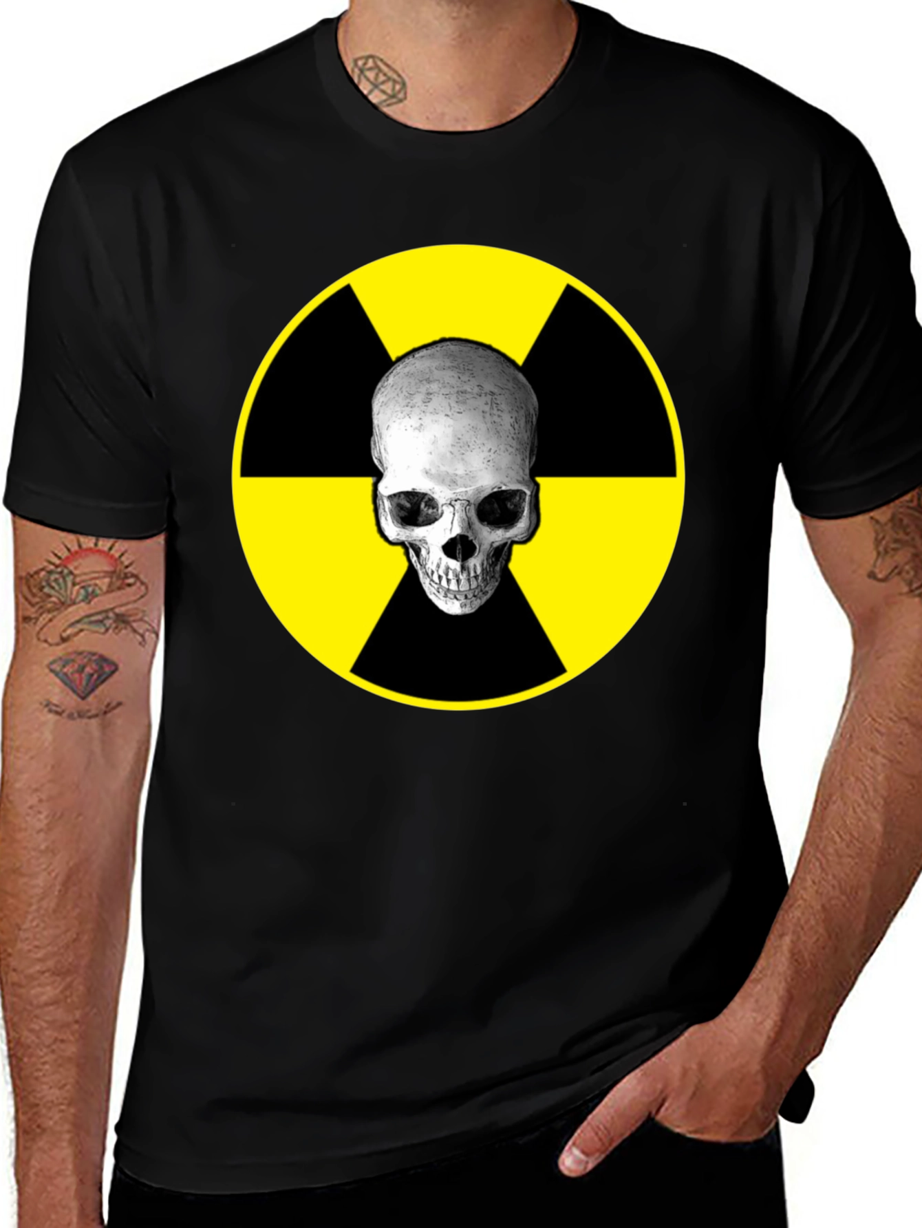 Variant 4 of Radioactive Skull T-Shirt