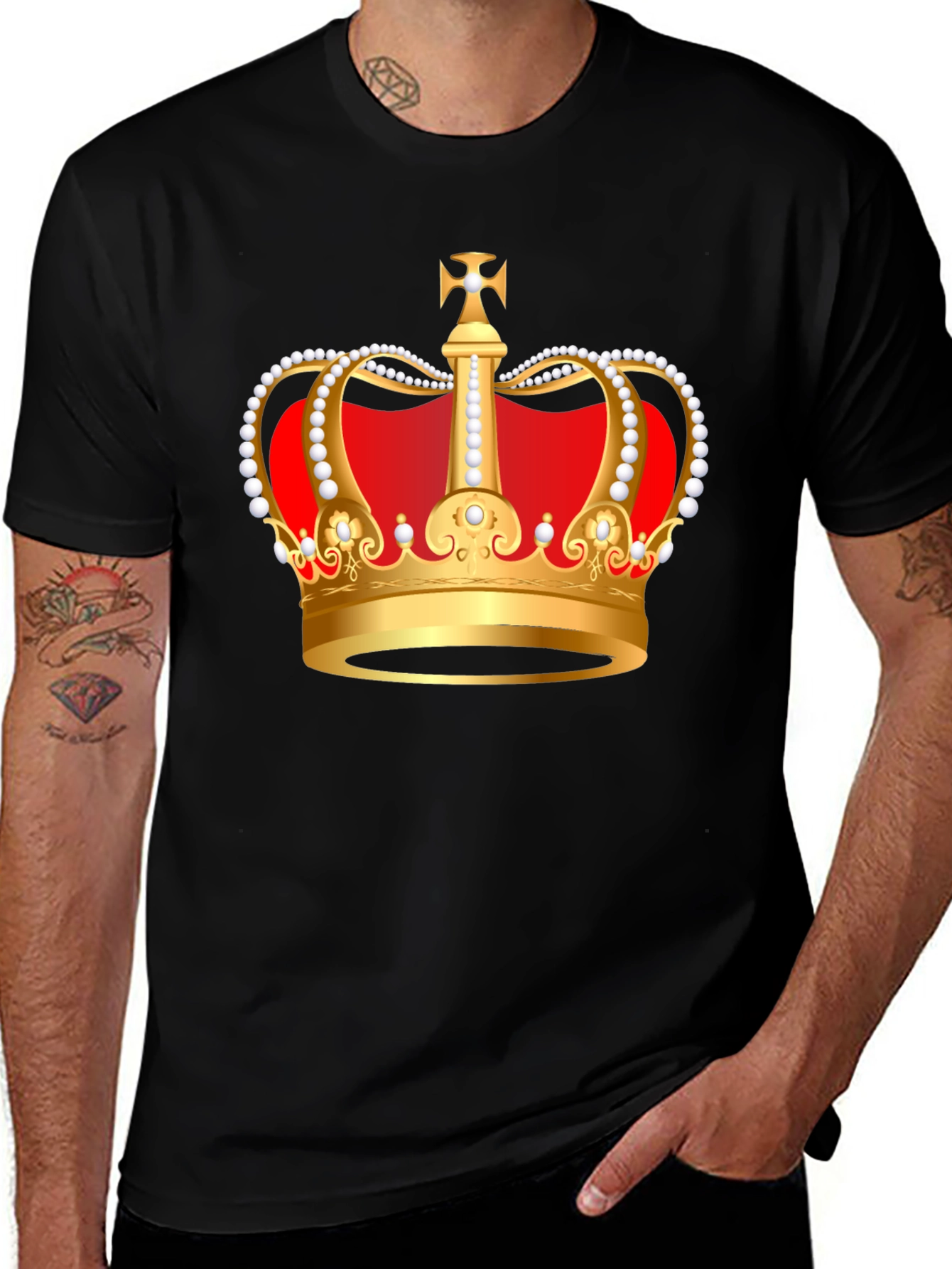 Variant 7 of Crown Graphic T-Shirt - Royal Style