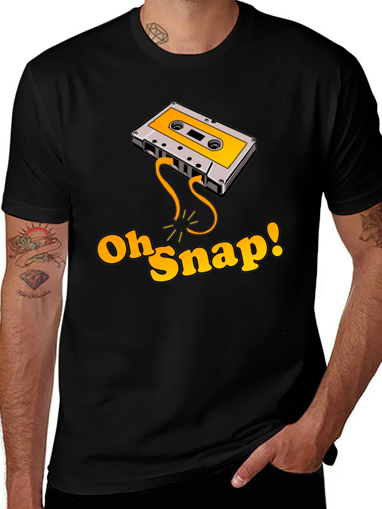 Variant 9 of Oh Snap! Retro Cassette Tape T-Shirt