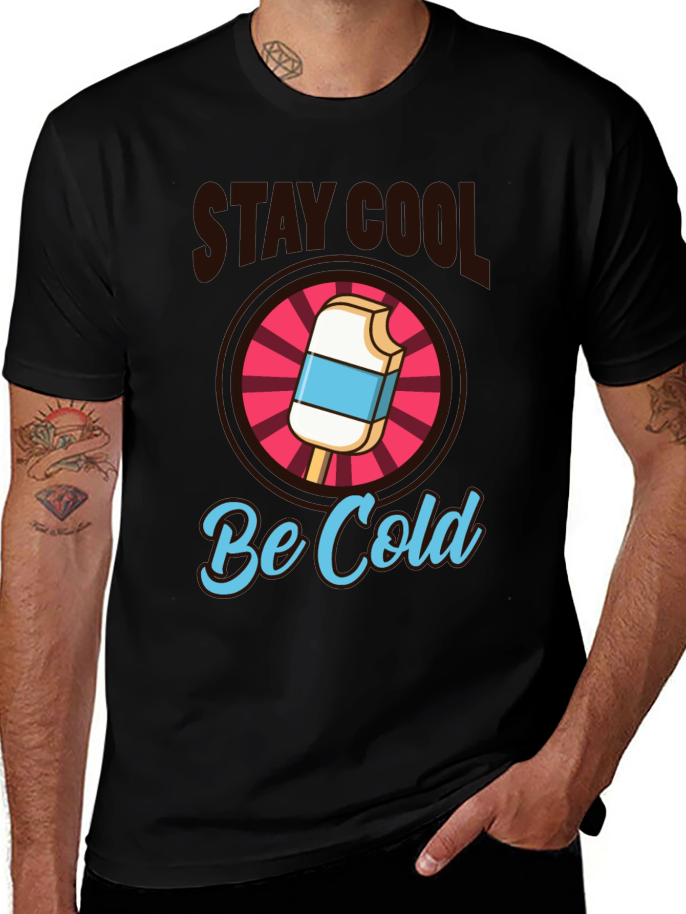 Variant 12 of Stay Cool Be Cold Graphic Tee