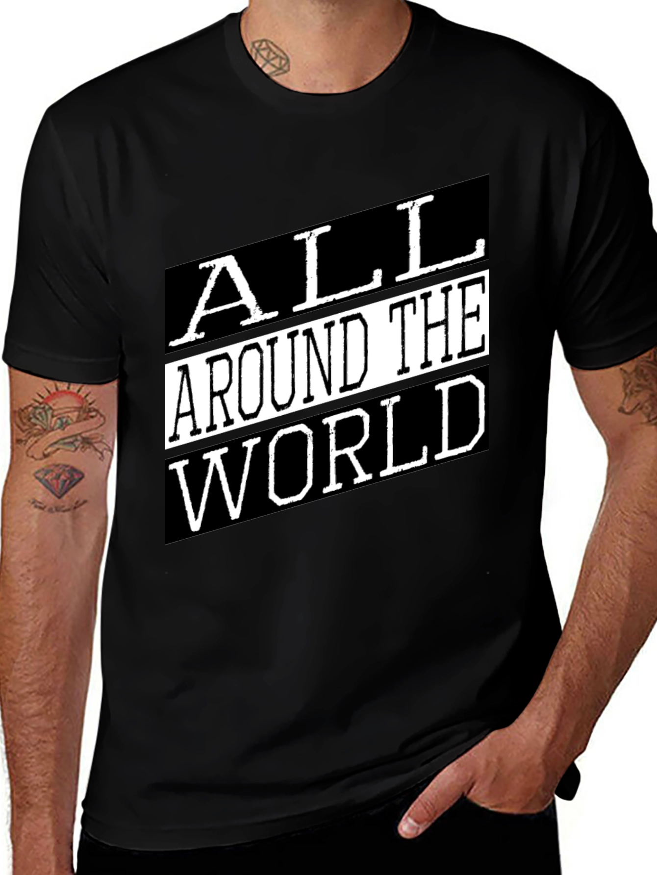 Variant 30 of All Around The World Graphic Tee