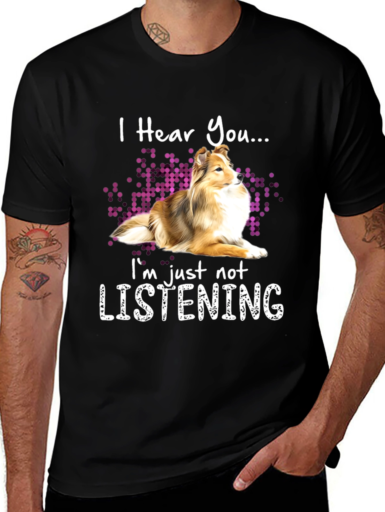 Variant 15 of I Hear You Dog T-Shirt - Funny Novelty Tee