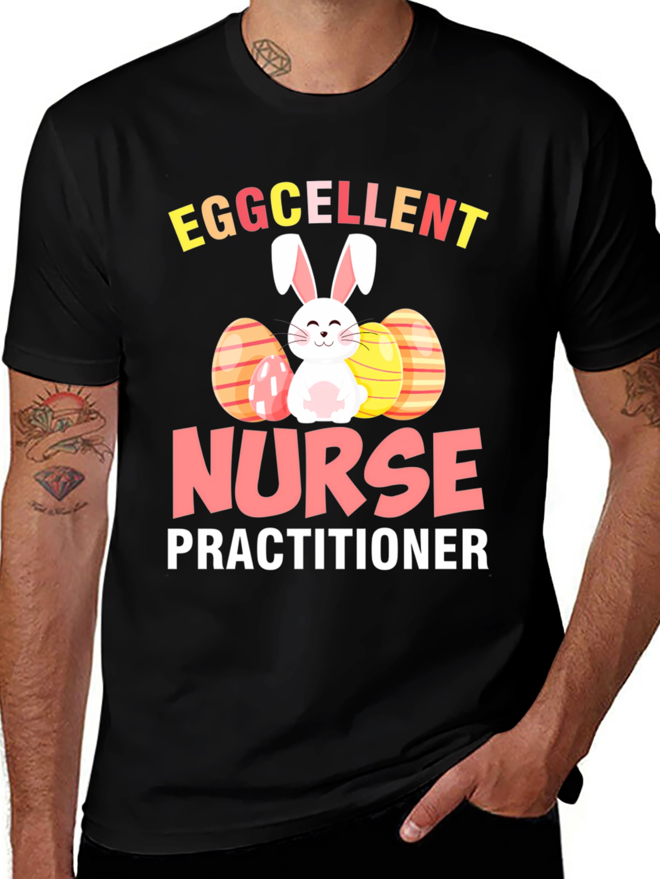 Eggcellent Nurse Practitioner Easter T-Shirt