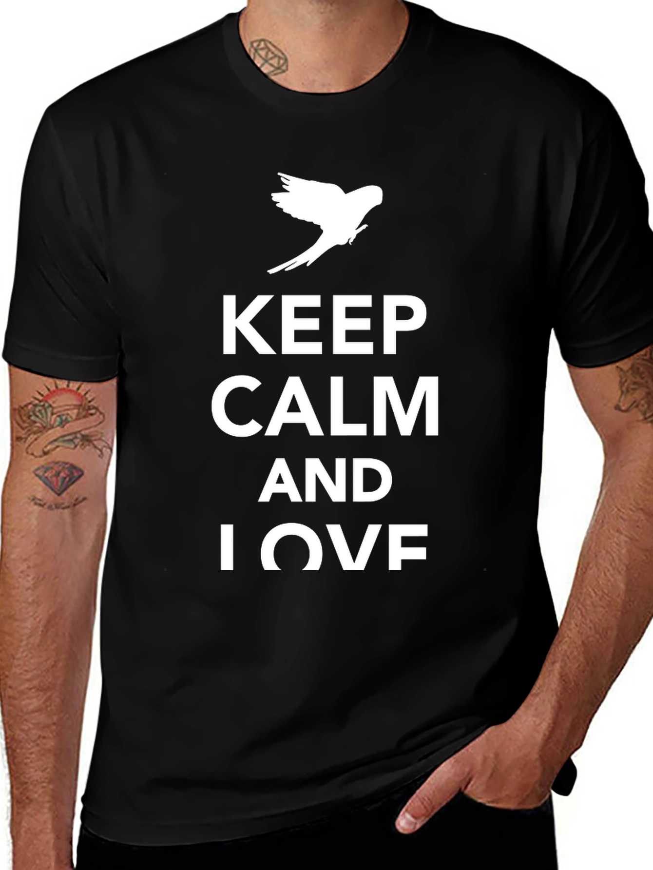 Variant 30 of Keep Calm and Love Birds T-Shirt