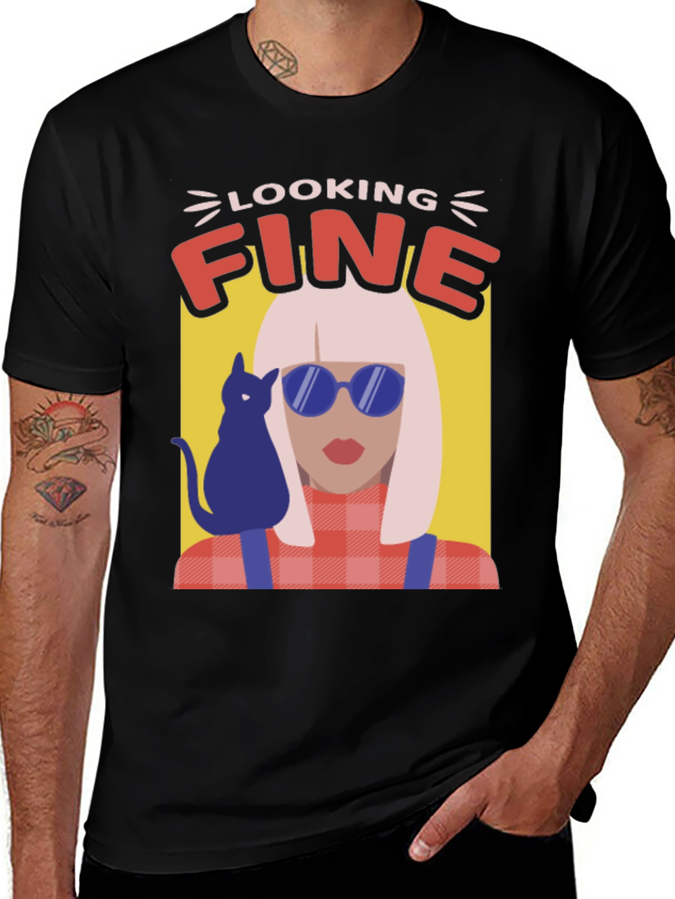 Variant 28 of Looking Fine Graphic T-Shirt