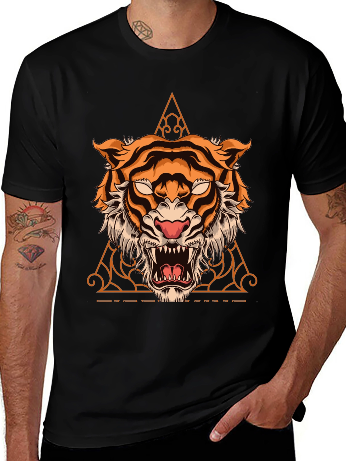 Variant 29 of Tiger Graphic Print T-Shirt
