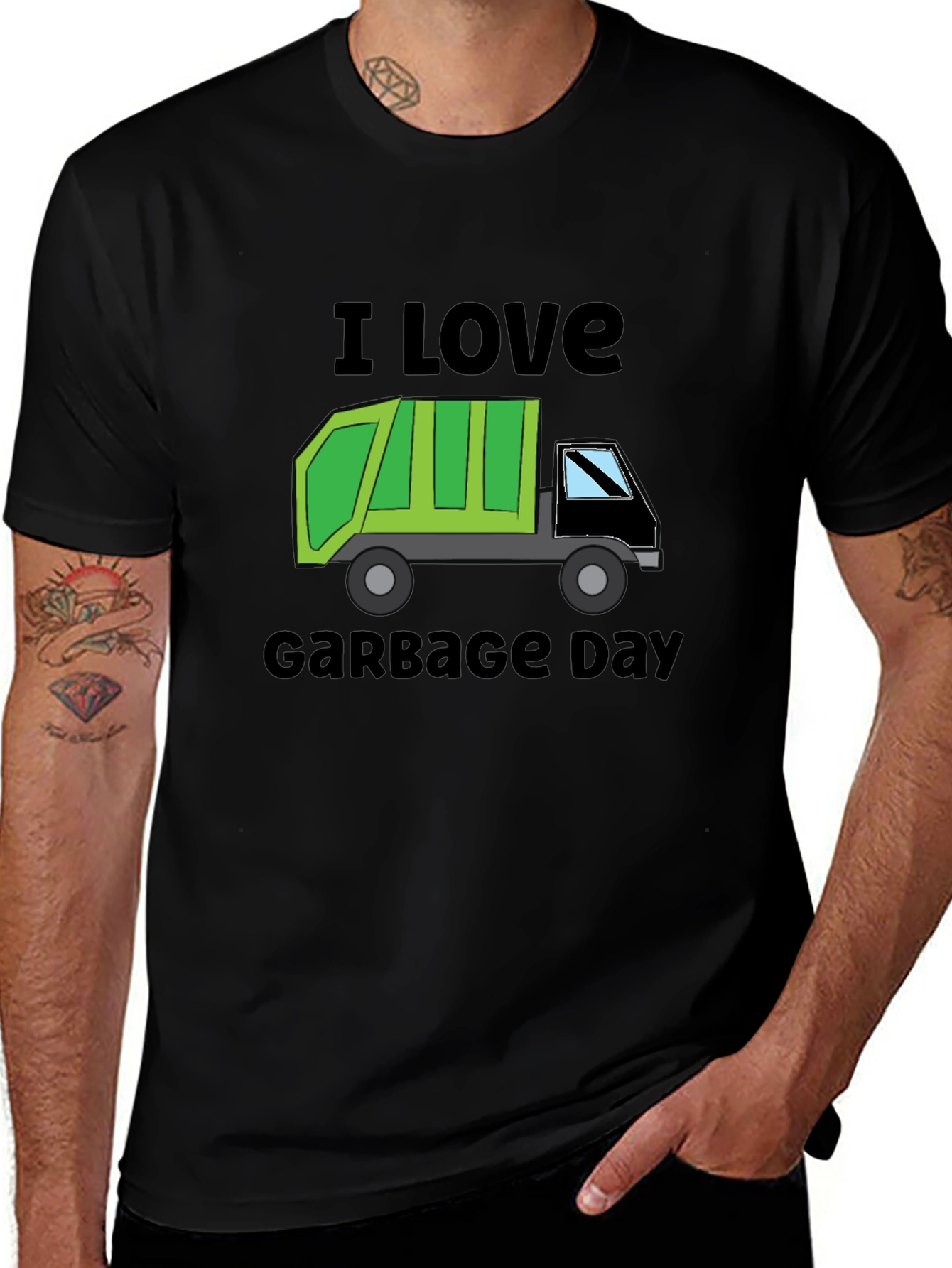 Variant 27 of I Love Garbage Day T-Shirt - Novelty Graphic Tee