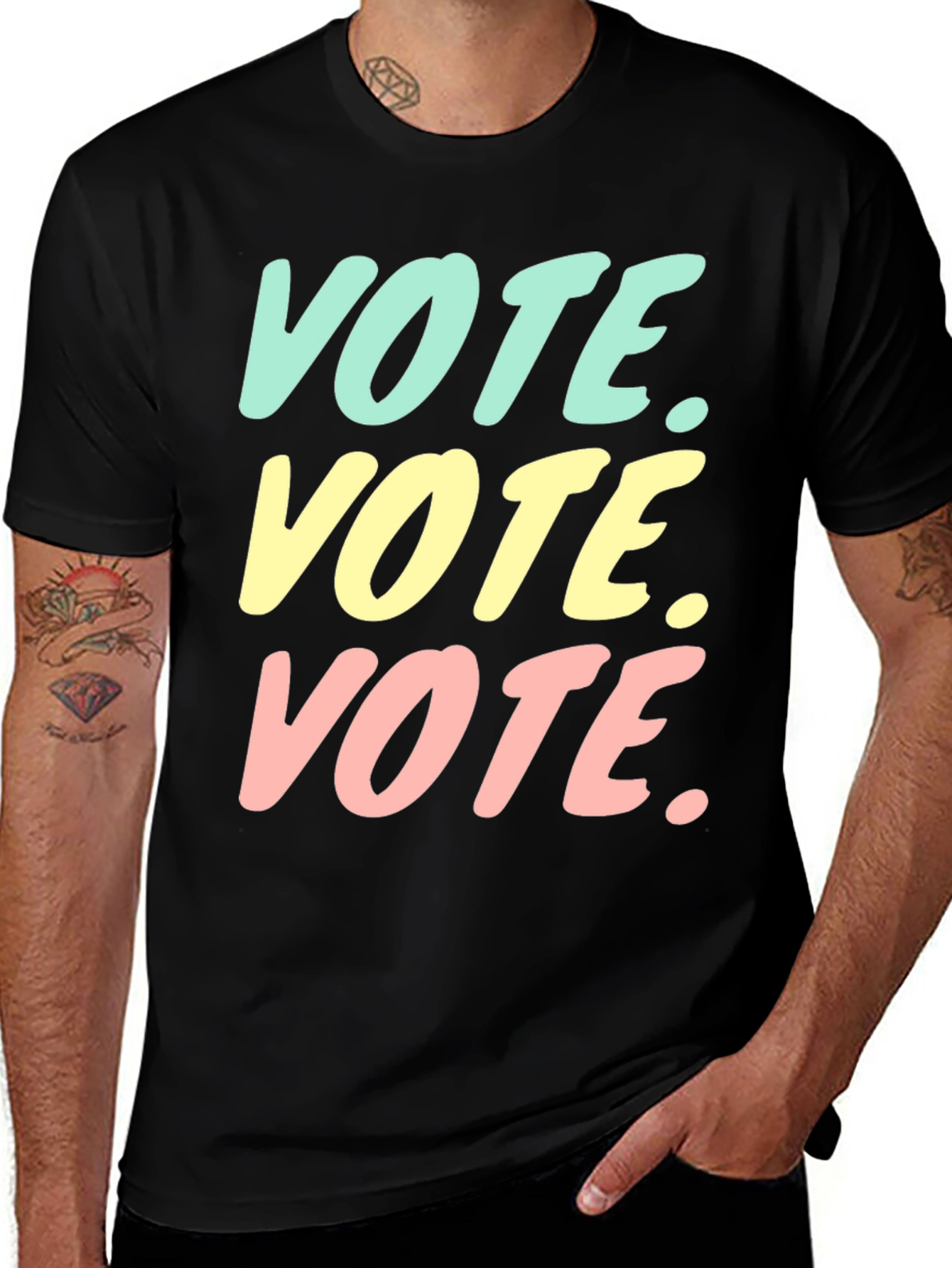 Variant 9 of Vote Graphic Tee - Trendy Election Reminder Shirt