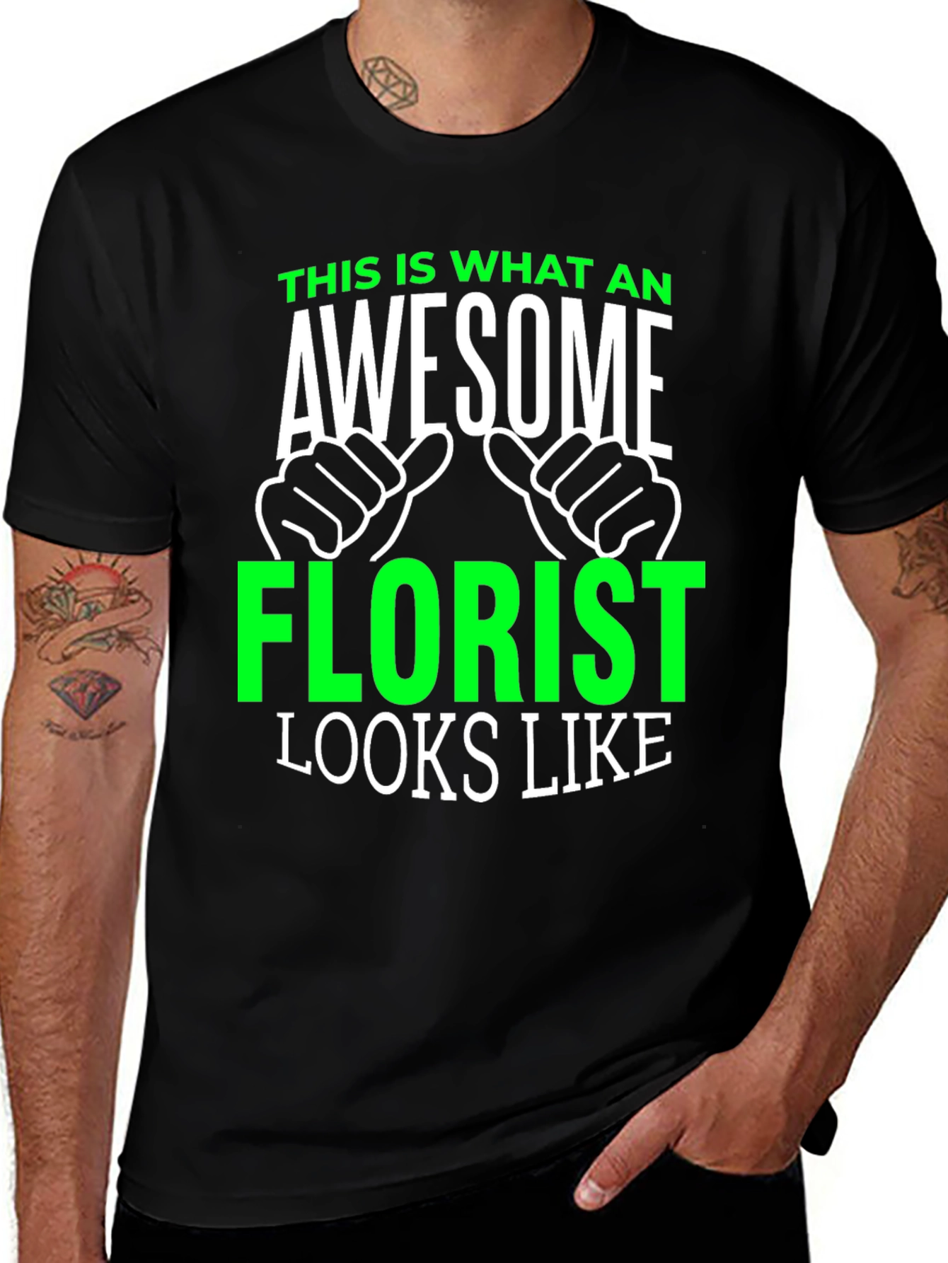 Variant 20 of Awesome Florist T-Shirt - Perfect Gift for Florists