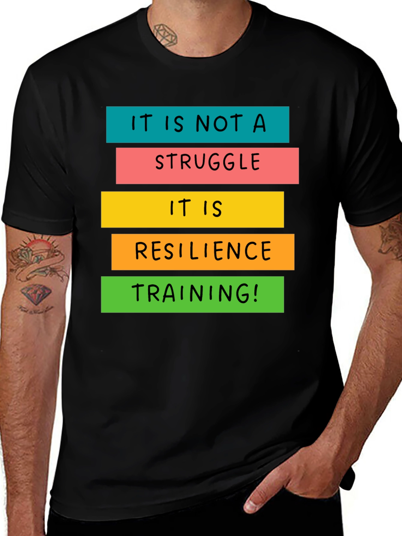 Variant 21 of Resilience Training Motivational T-Shirt