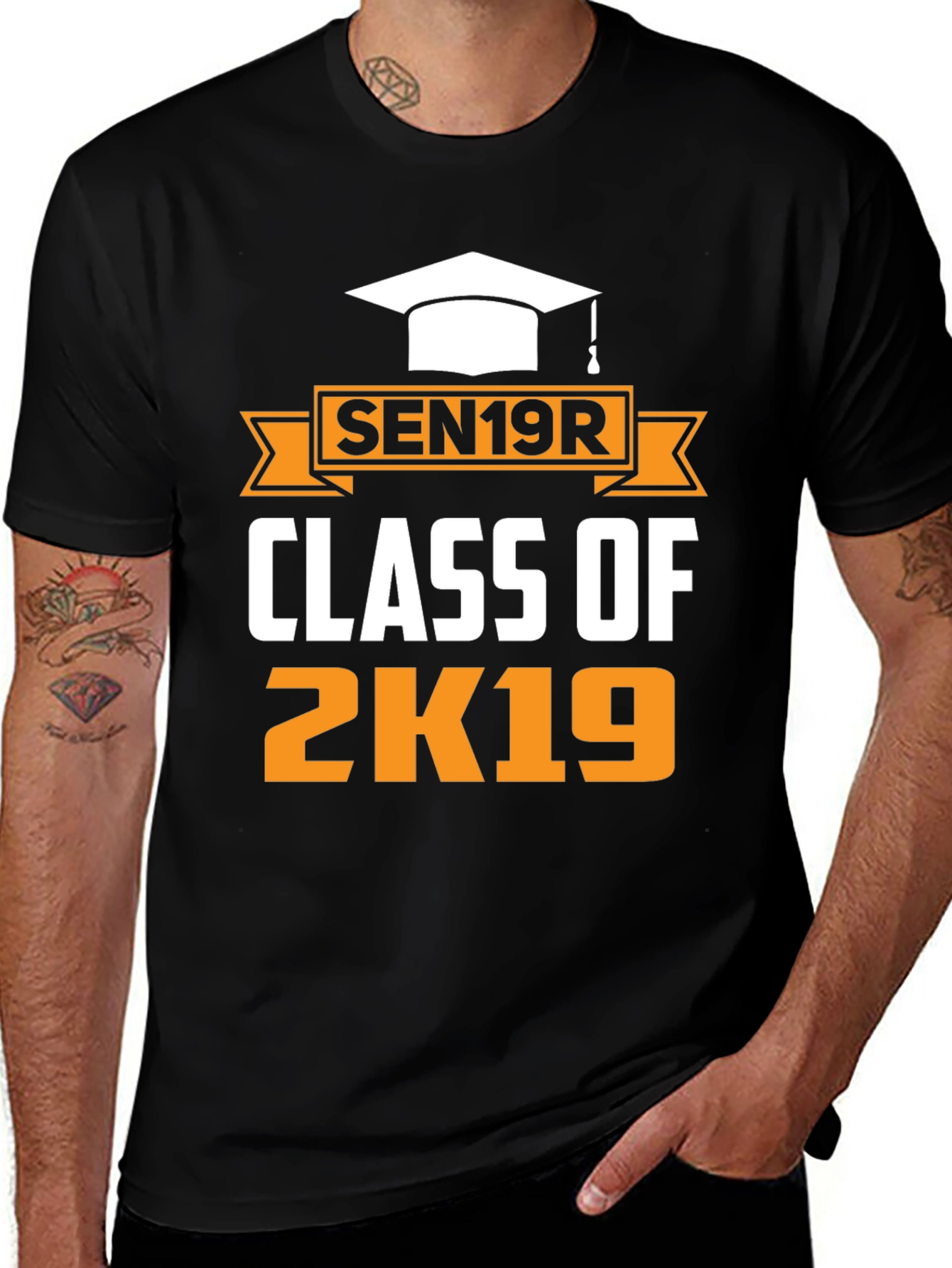 Variant 5 of Senior Class of 2019 Graduation T-Shirt
