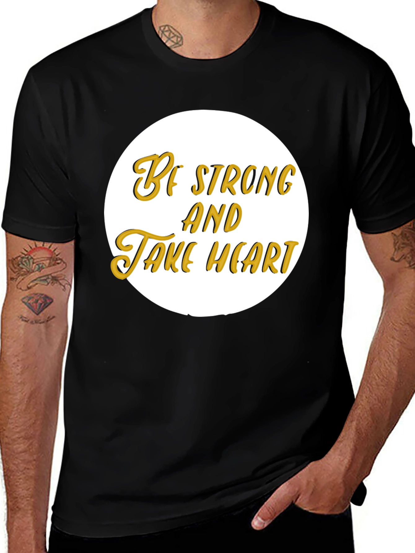 Variant 30 of Be Strong and Take Heart T-Shirt
