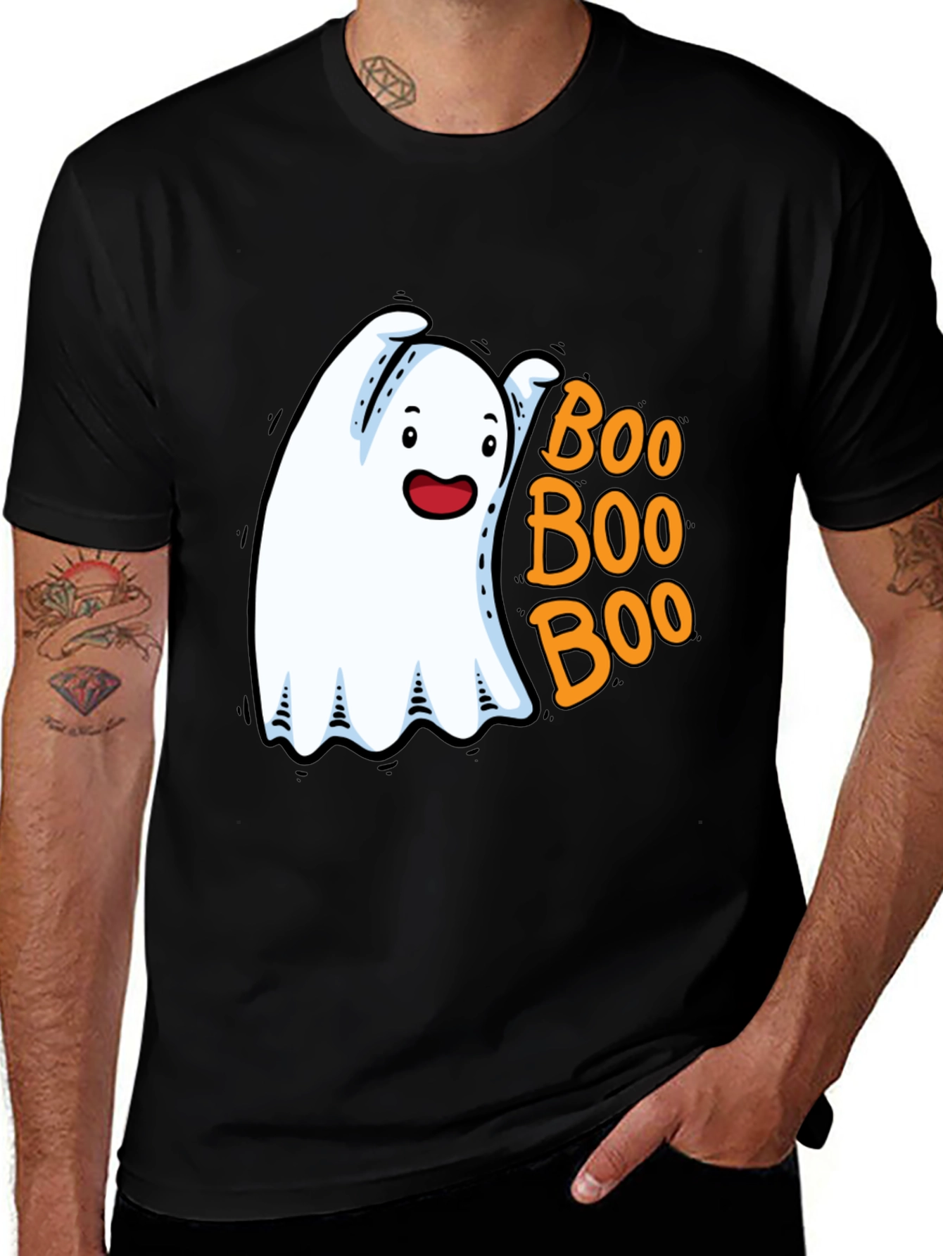 Variant 9 of Spooky Season Ghost Boo T-Shirt