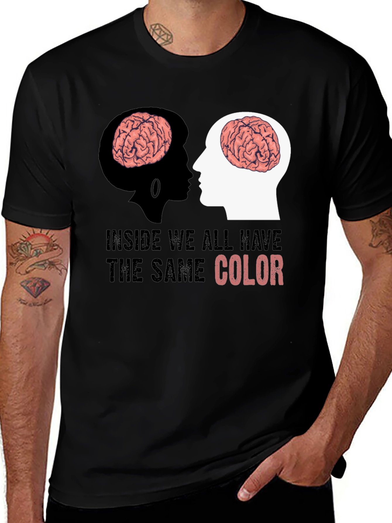 Variant 5 of Same Color Brains Graphic Tee