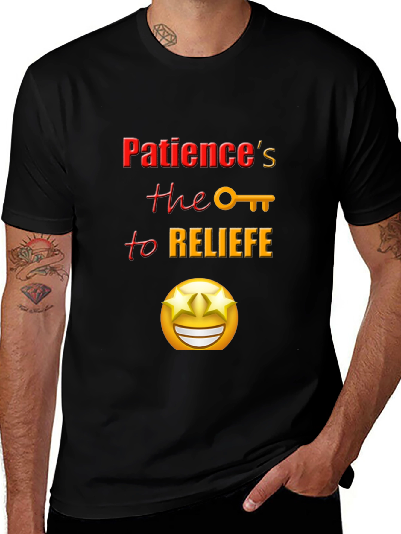 Variant 12 of Patience is Key Graphic Tee