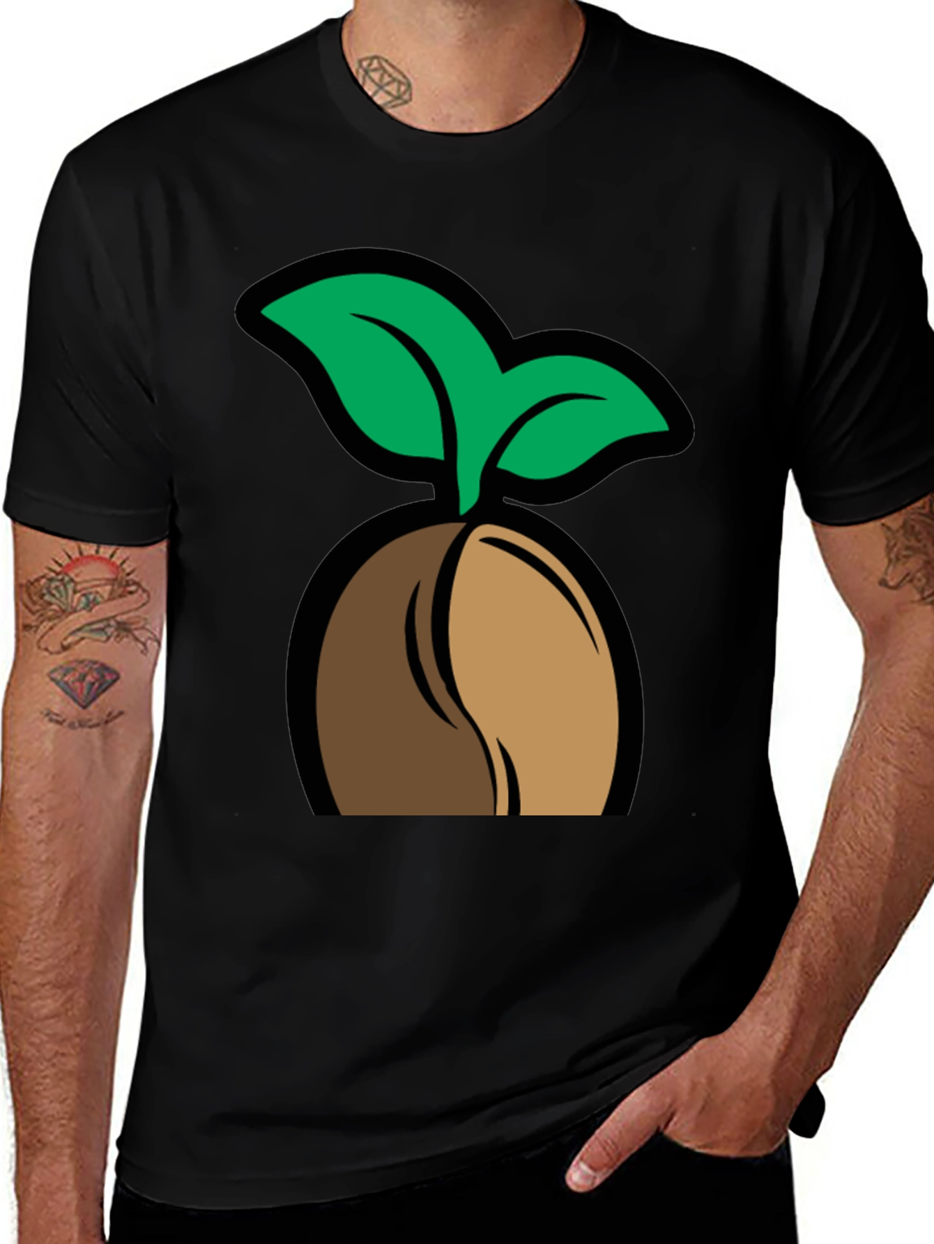 Variant 29 of Sprout Seed Graphic Tee - Organic Style