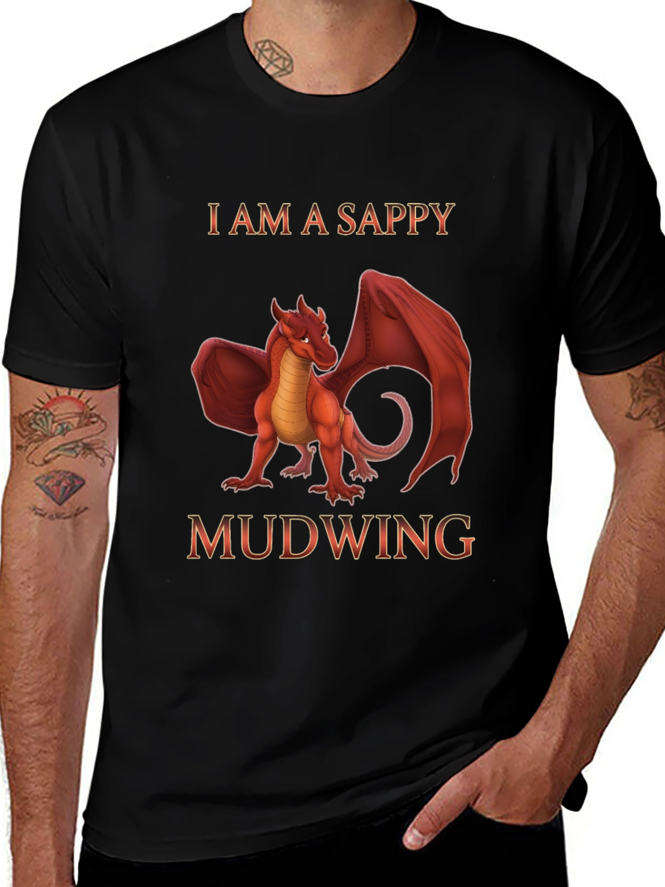 Variant 17 of I am a Sappy Mudwing Dragon T-Shirt