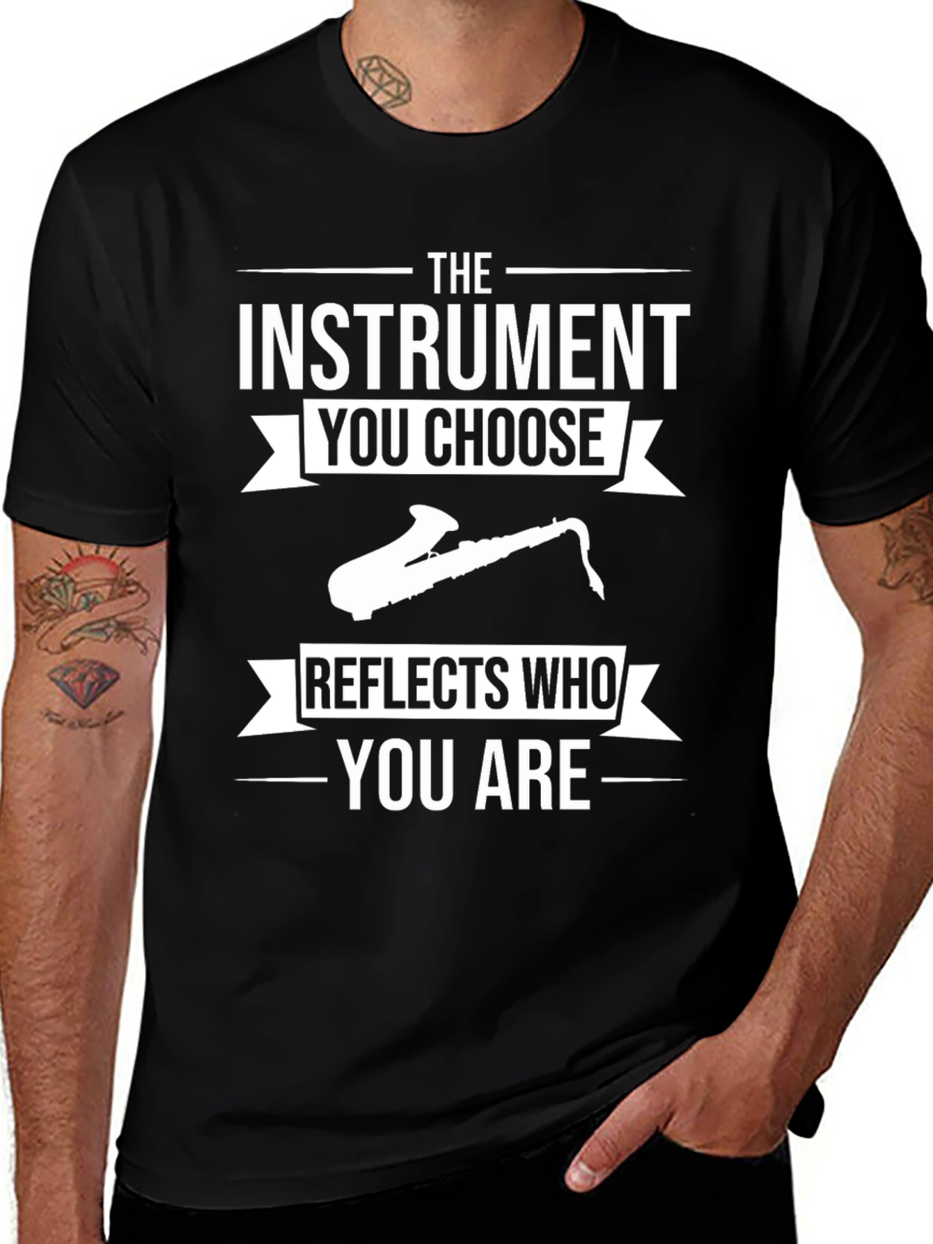 Variant 22 of Instrument Choice Saxophone T-Shirt