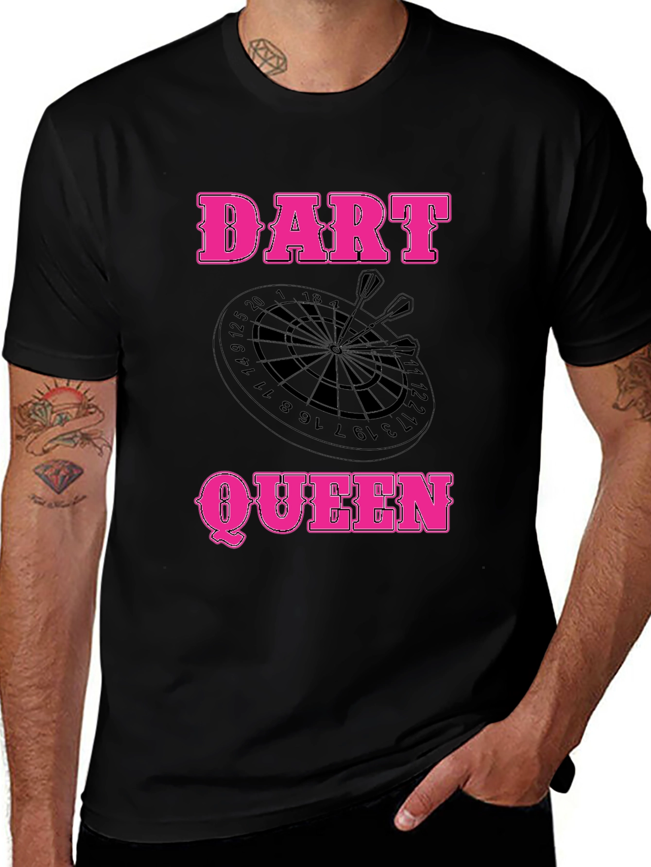 Variant 7 of Dart Queen T-Shirt - Darts Player Apparel