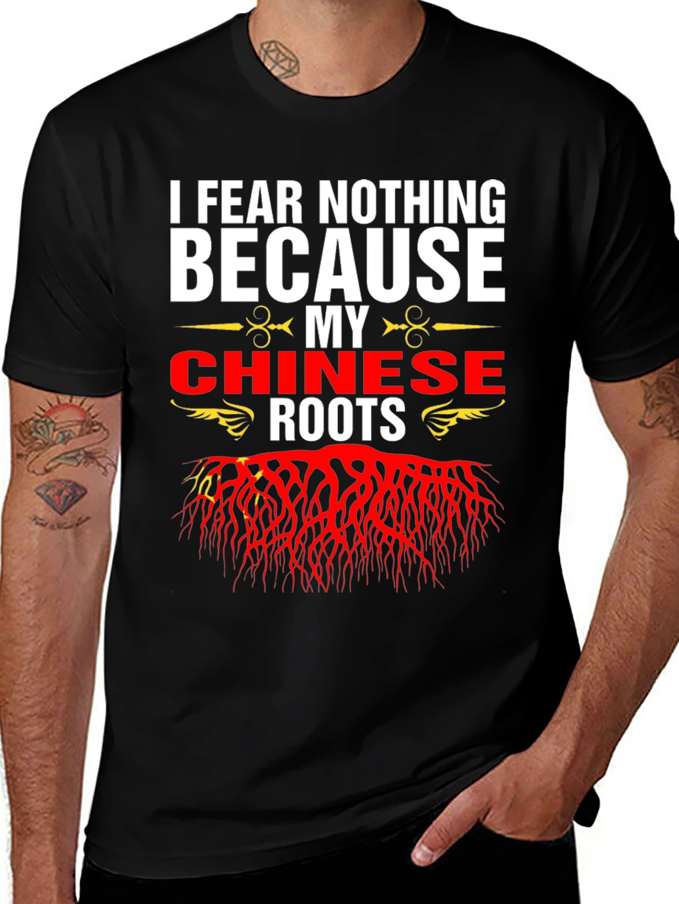 I Fear Nothing Chinese Roots T-Shirt