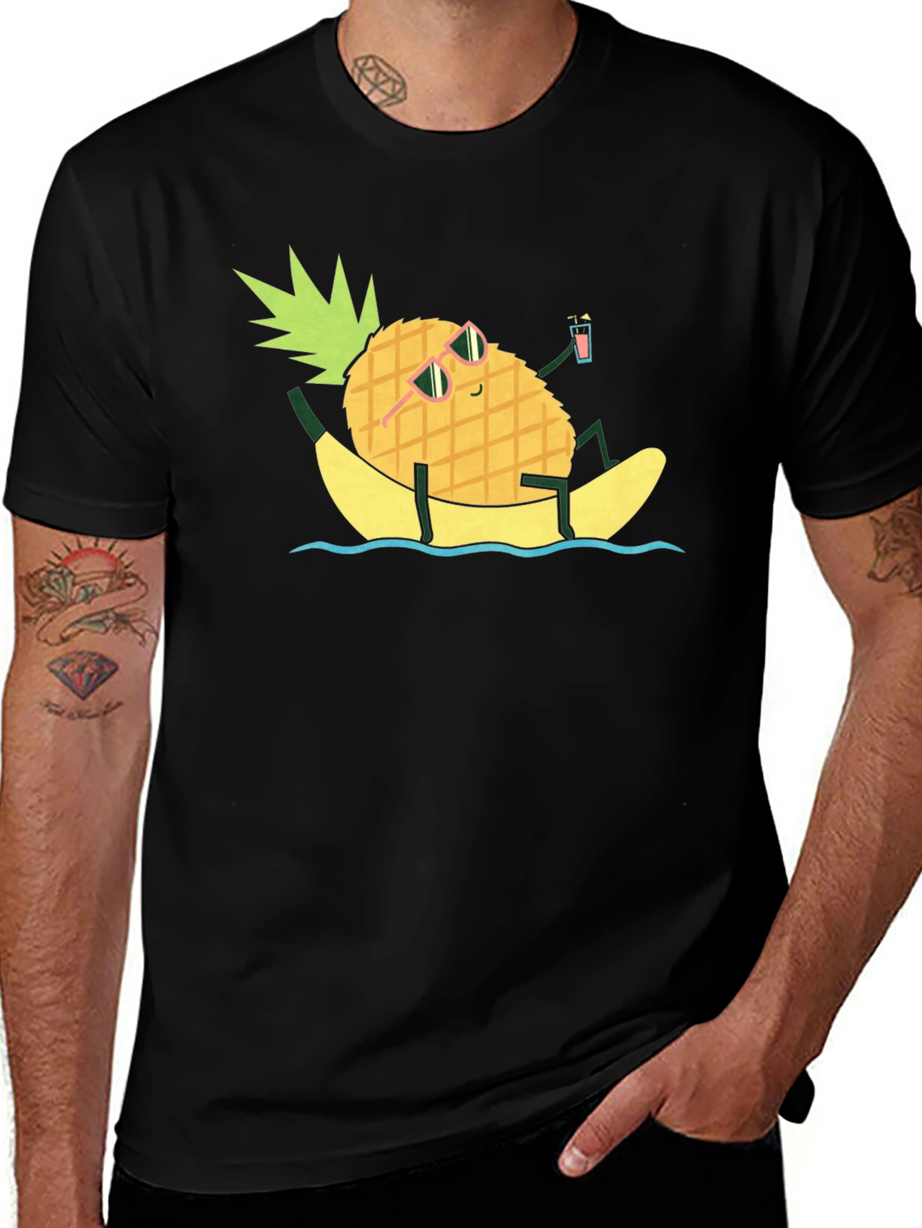 Variant 22 of Pineapple Banana Boat T-Shirt