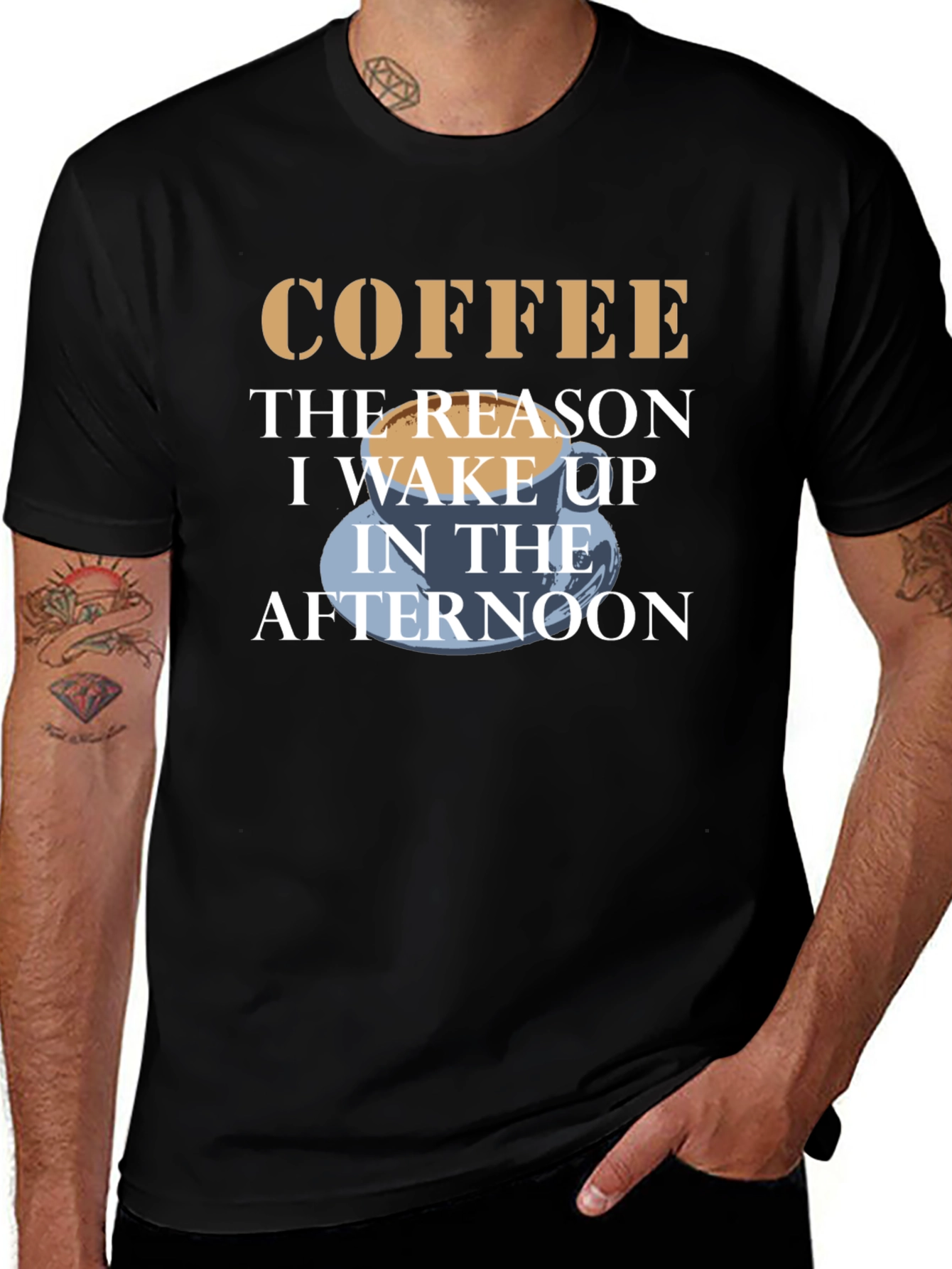 Variant 22 of Coffee: Reason I Wake Up in the Afternoon T-Shirt