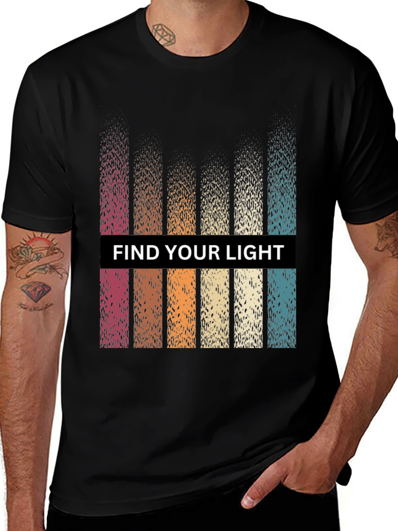 Variant 8 of Find Your Light Graphic Tee - Stylish Comfort