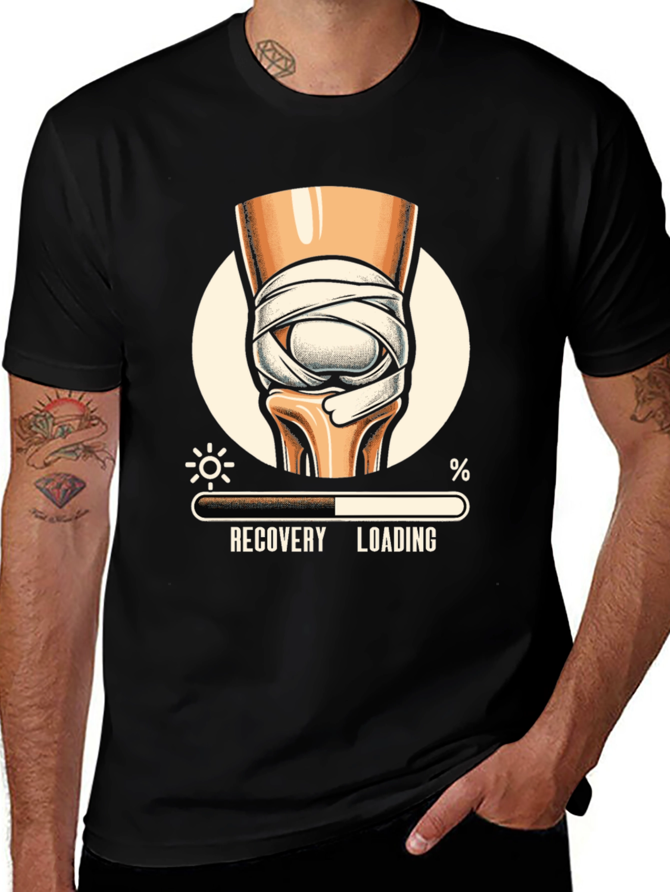 Variant 24 of Recovery Loading Knee Graphic Tee